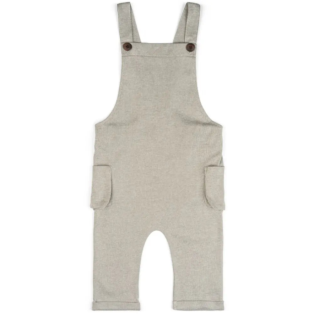 Grey Pinstripe Organic Overall
