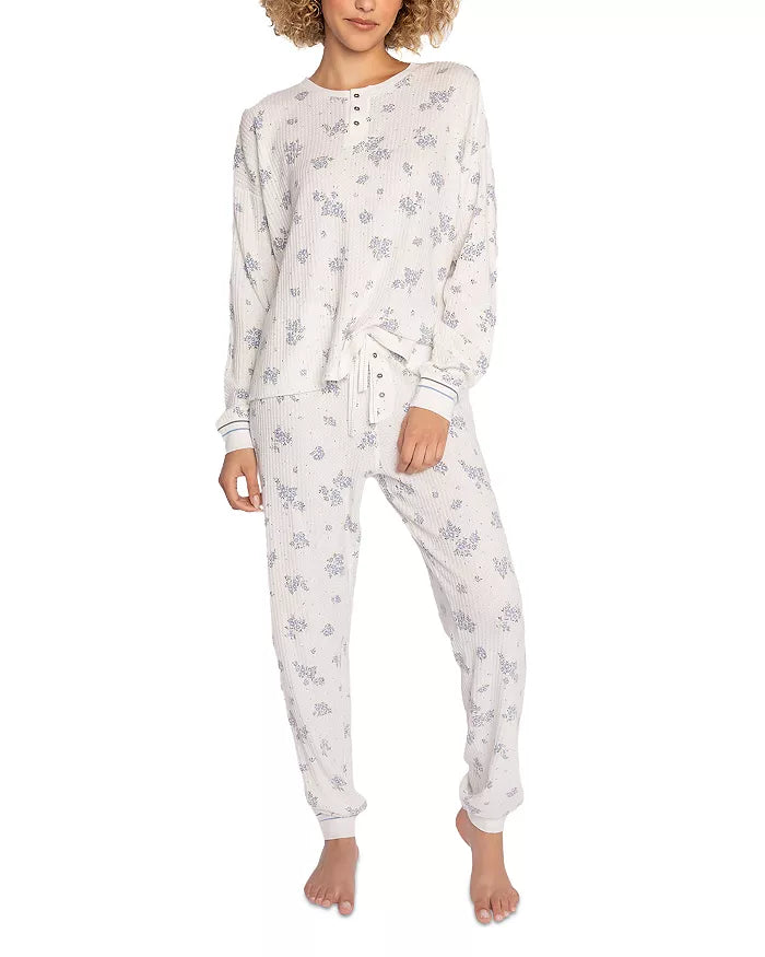Ivory Ski Jammie Set
