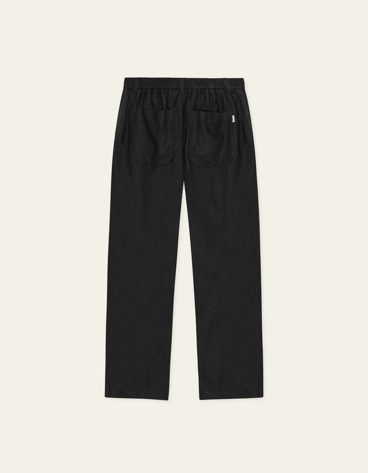 Black Linen Suit Pants
