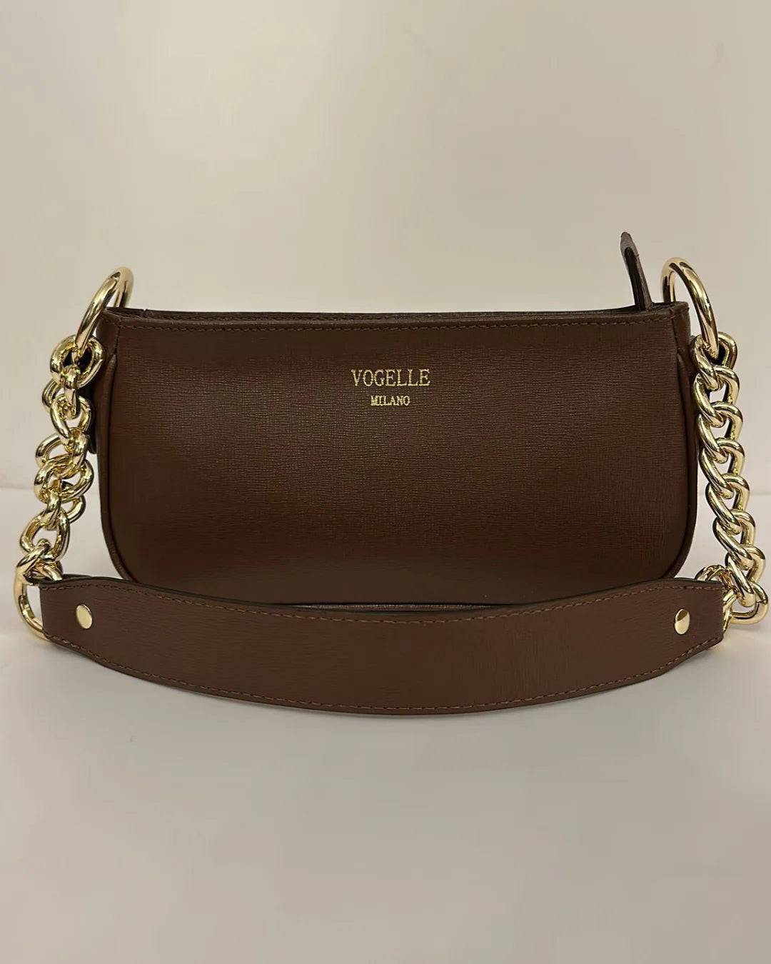 Brown Chain Shoulder Bag