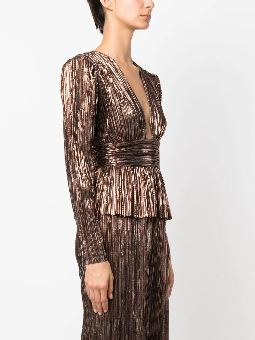 Bronze Ruby Row Top
