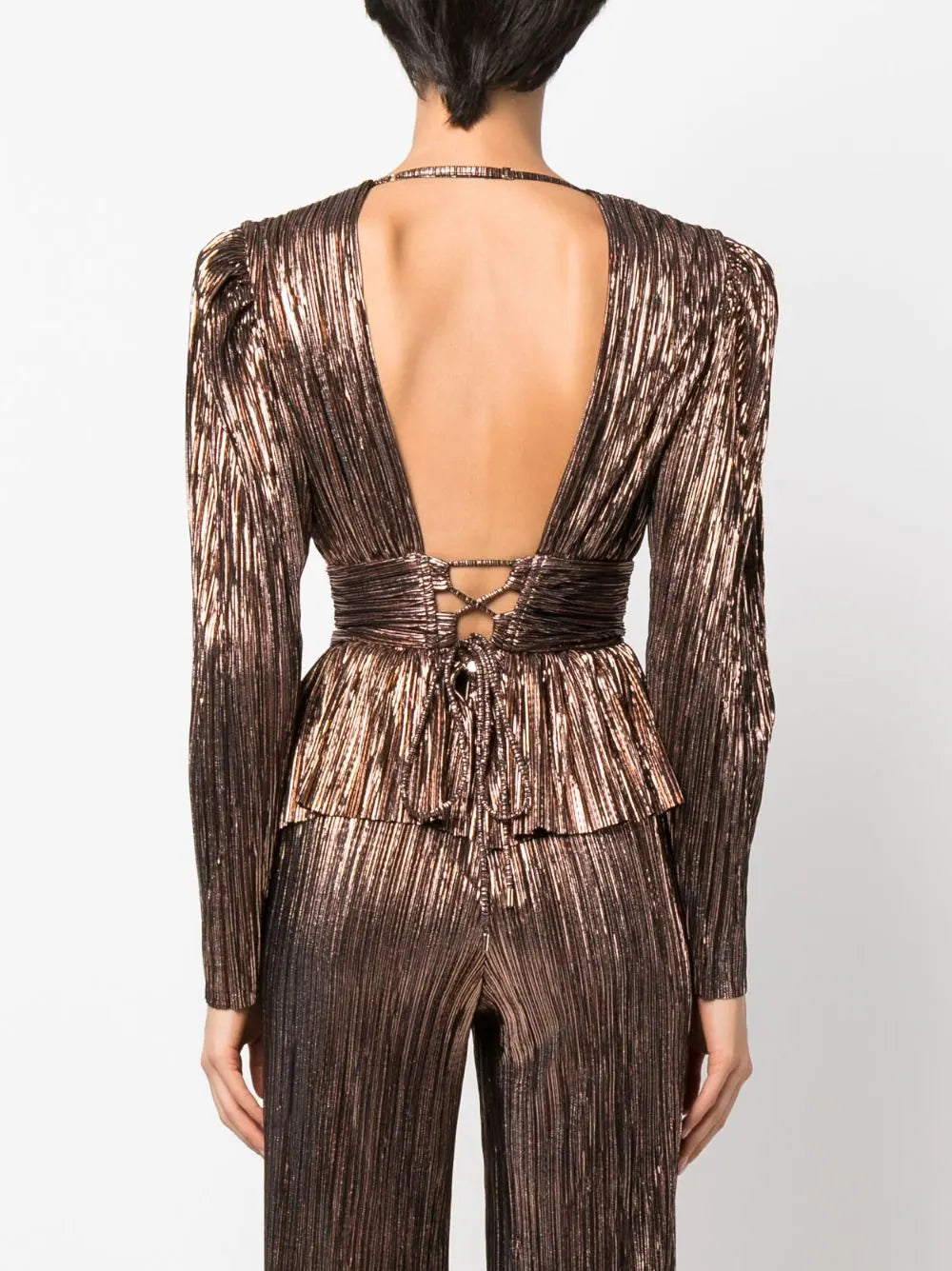Bronze Ruby Row Top
