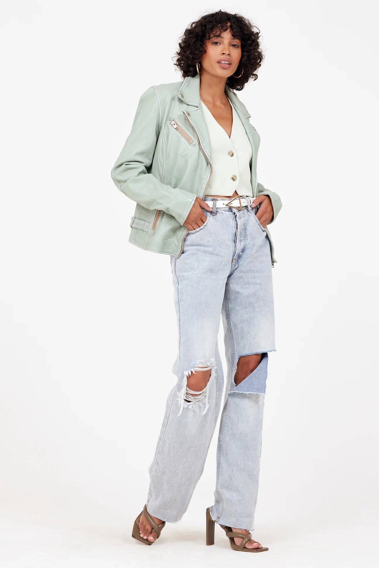 Frosty Green Sofia Jacket