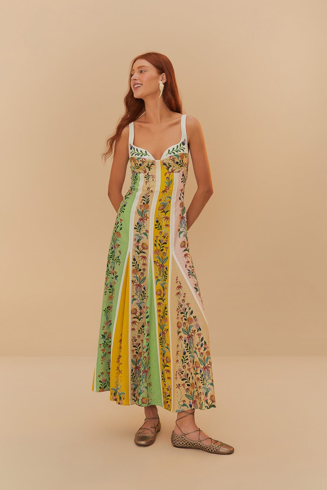 Delicate Floral Stripes