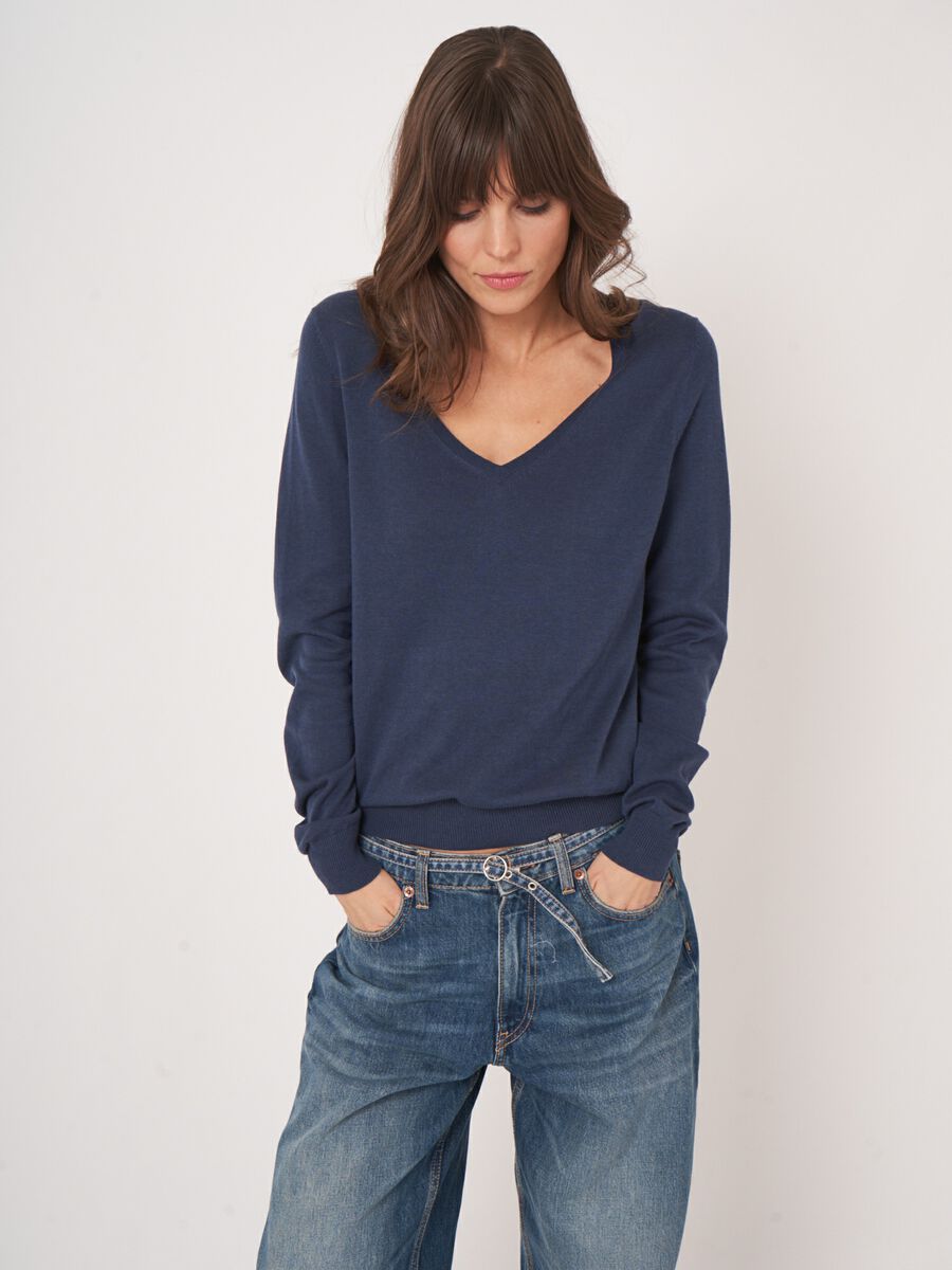 Marine Basic V Pullover