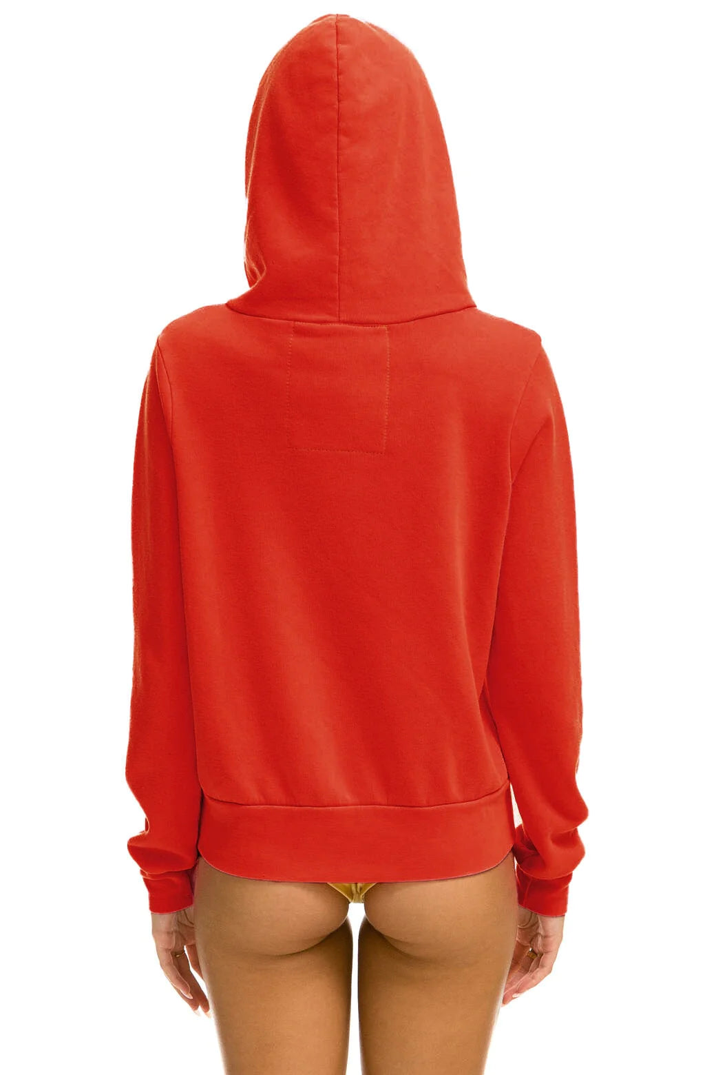 Red 5 Stripe Zip Hoodie Relaxed fit
