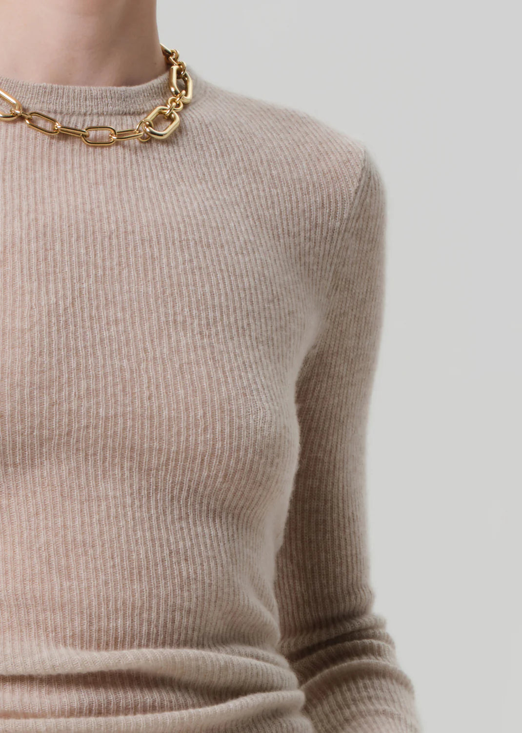 Oatmeal Alessia Crewneck