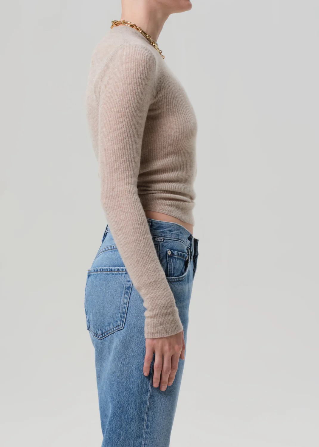 Oatmeal Alessia Crewneck