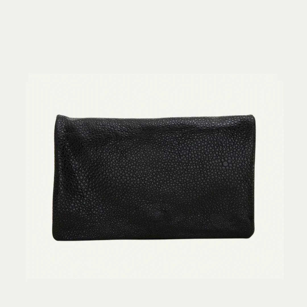 Black Stingray Print Belt Bag