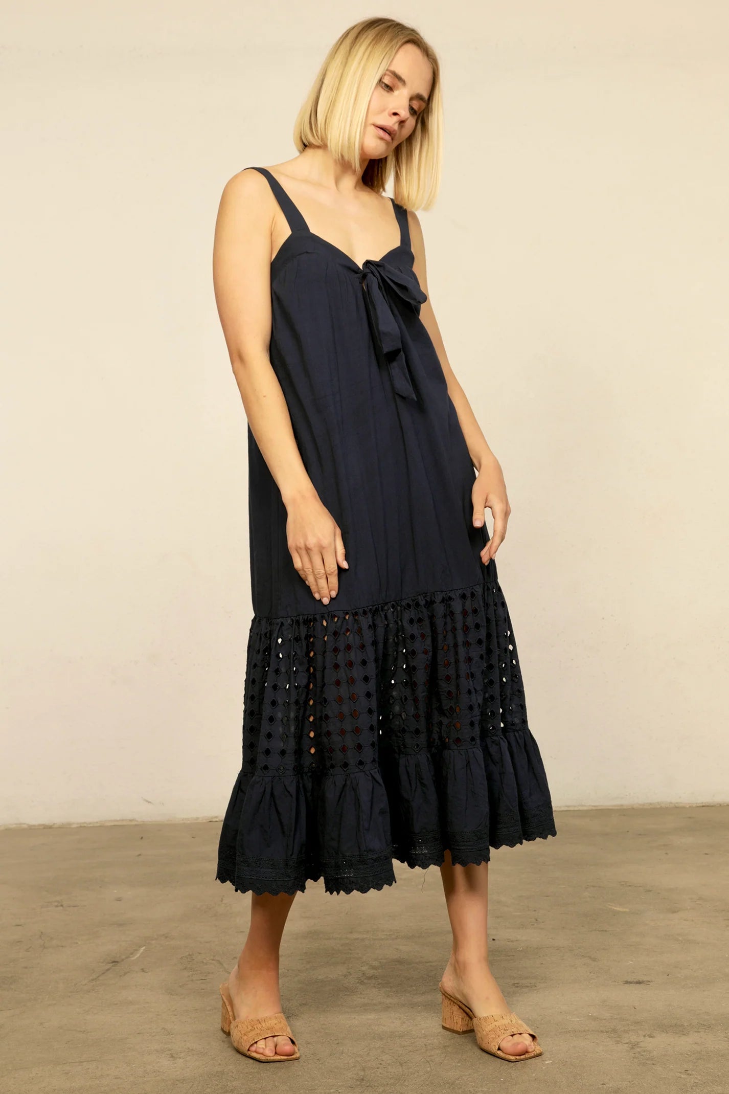 Navy Costa Coquette Dress