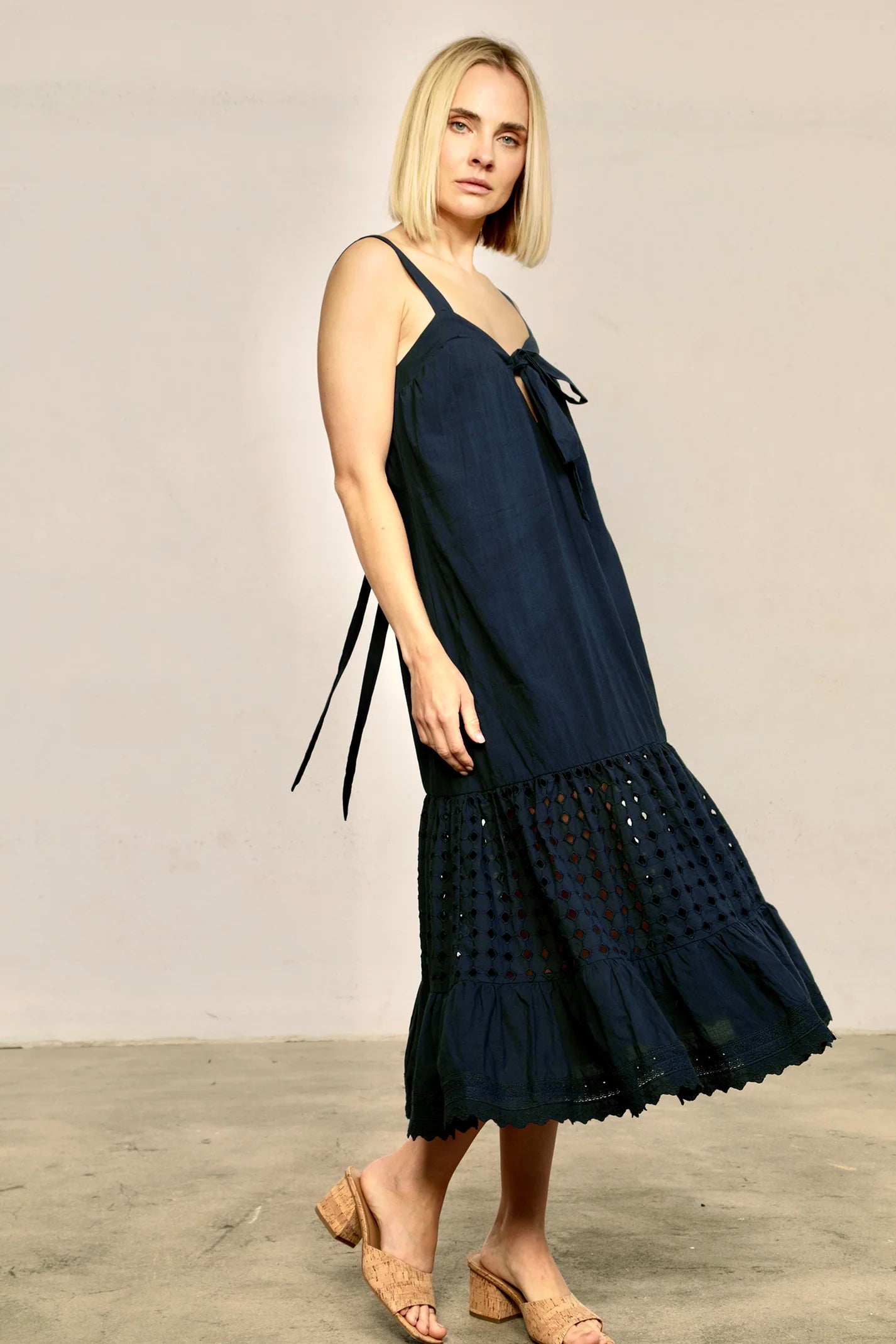 Navy Costa Coquette Dress