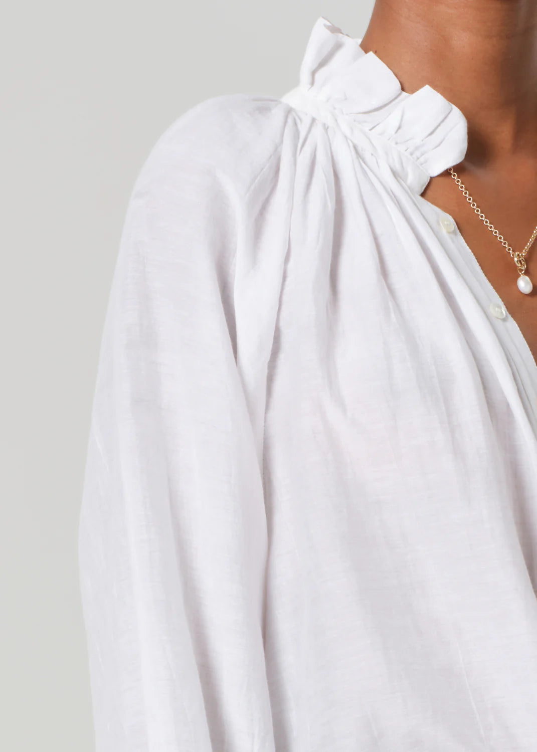White Iris Ruffle
