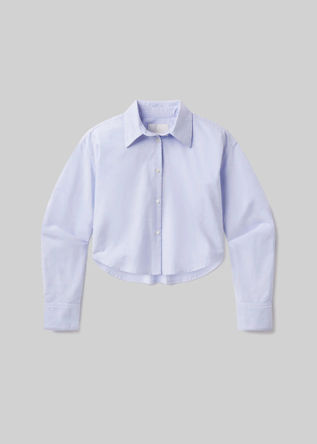 Blue Ana Cropped Shirt