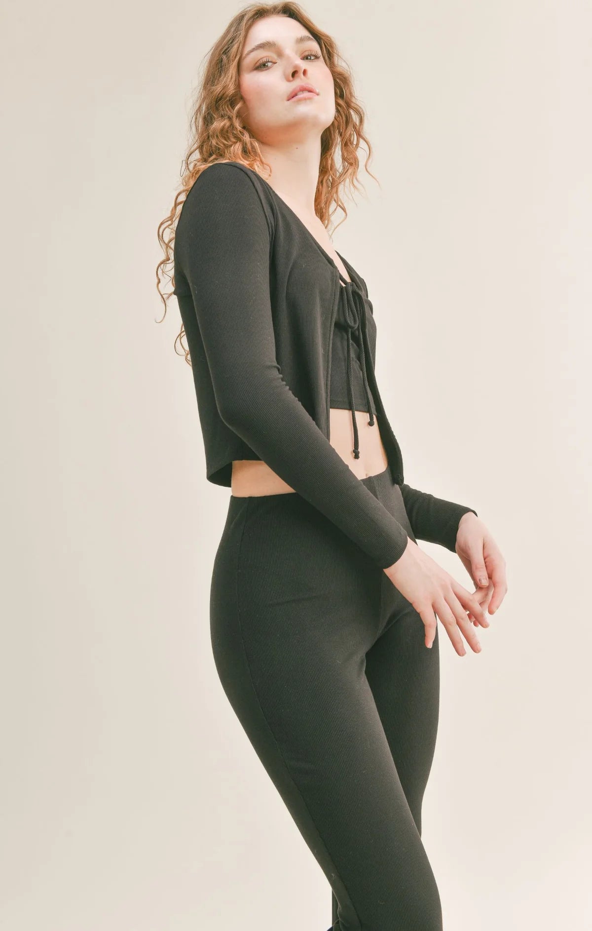 Mia Cardigan Top Set