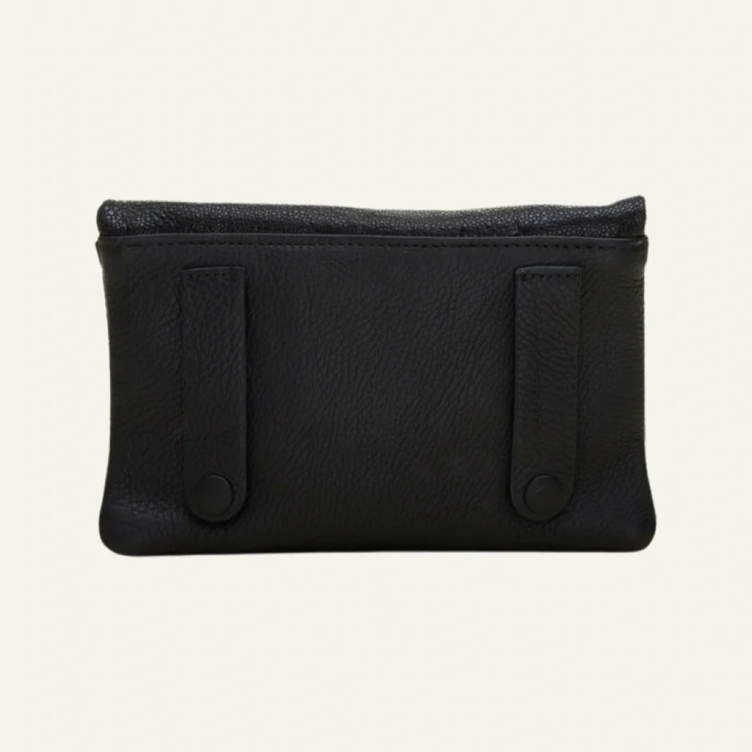 Black Stingray Print Belt Bag