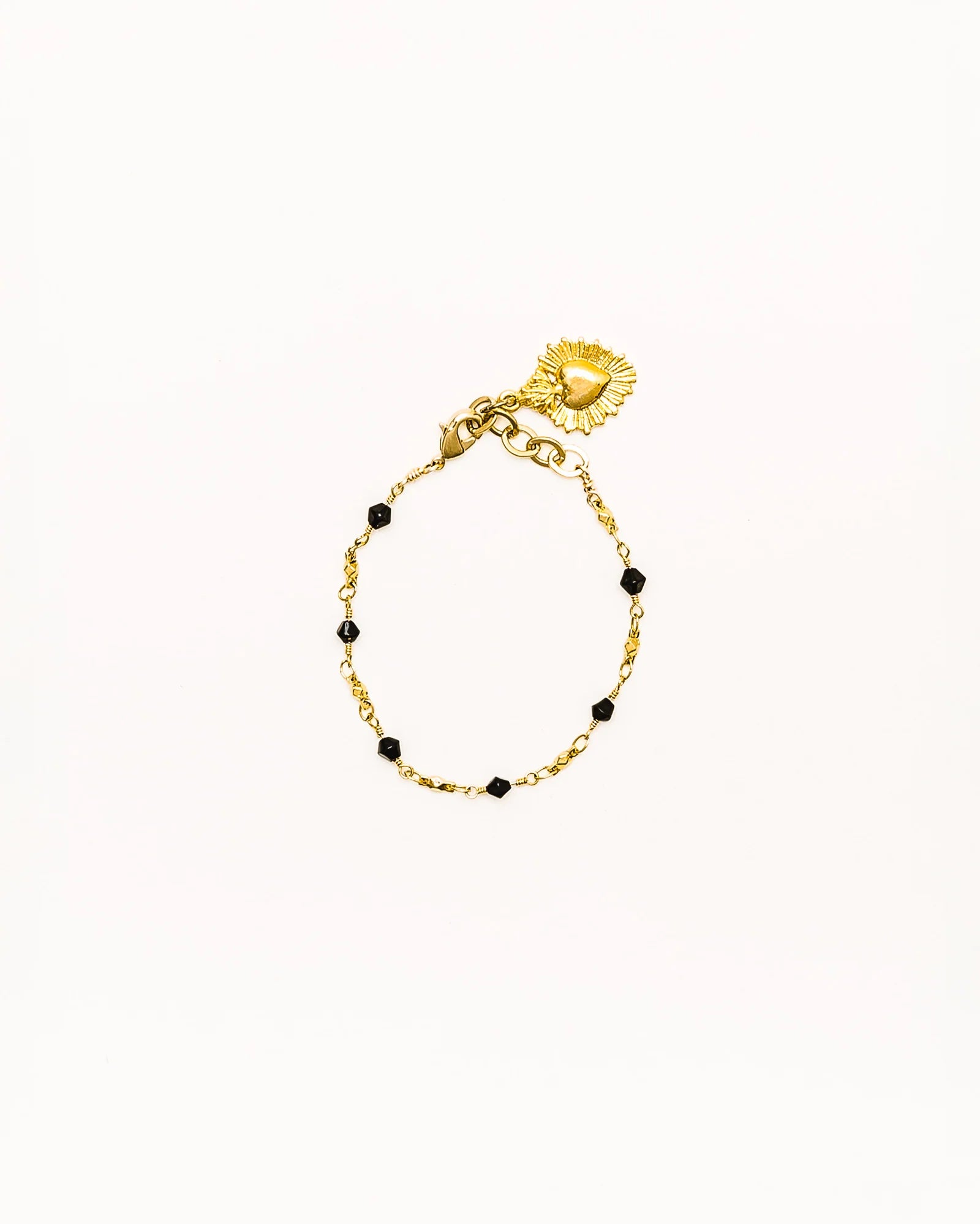 Black La Reina Crystal Bracelet