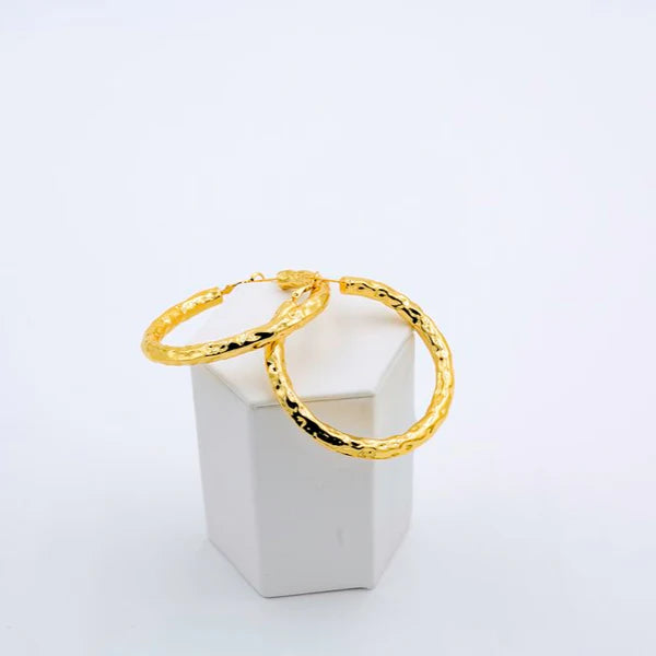 Gold Santa Flora Earrings