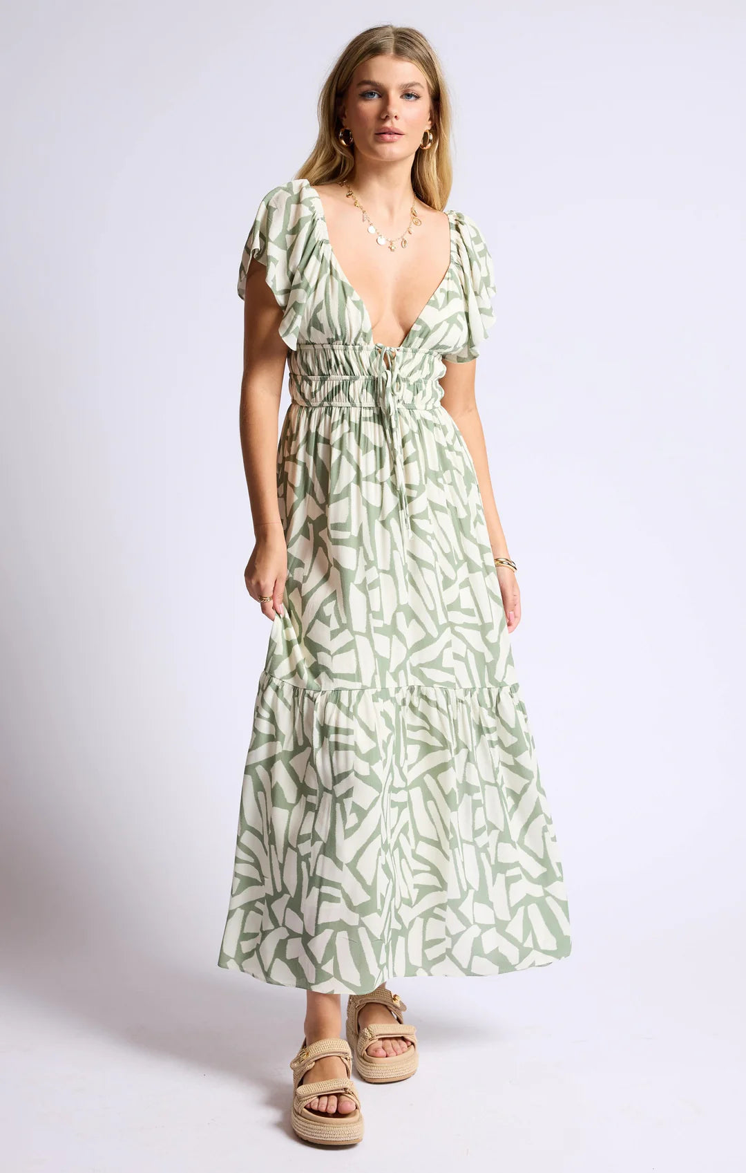 Sage Al Fresco Dress