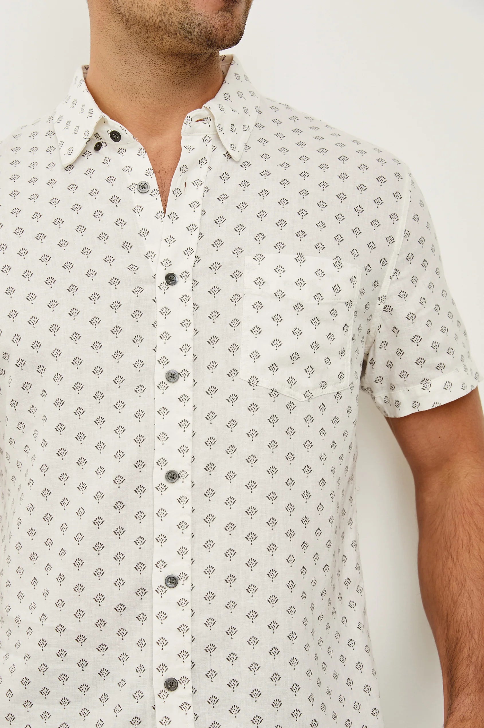 Batik White Carson Shirt