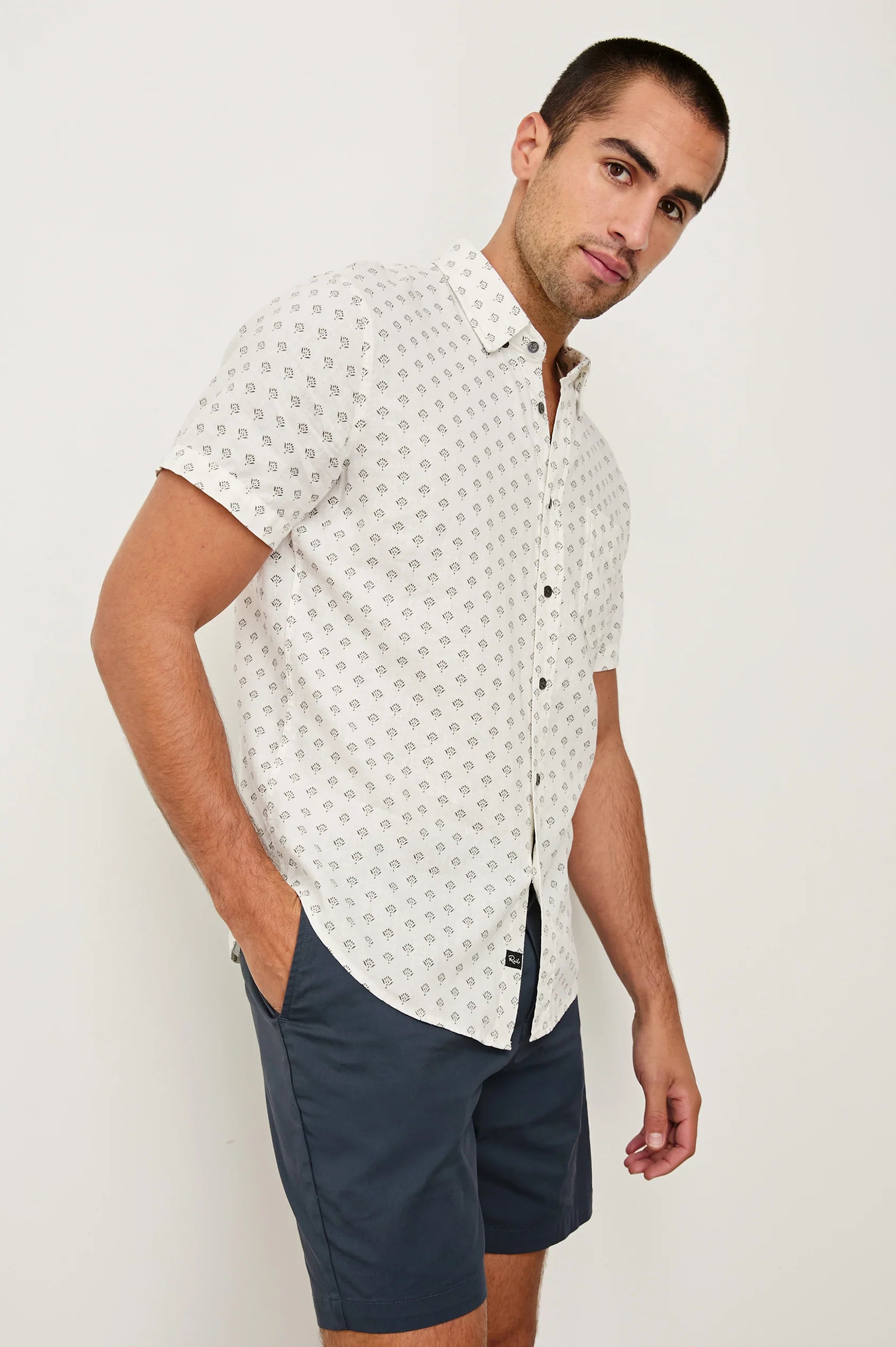 Batik White Carson Shirt