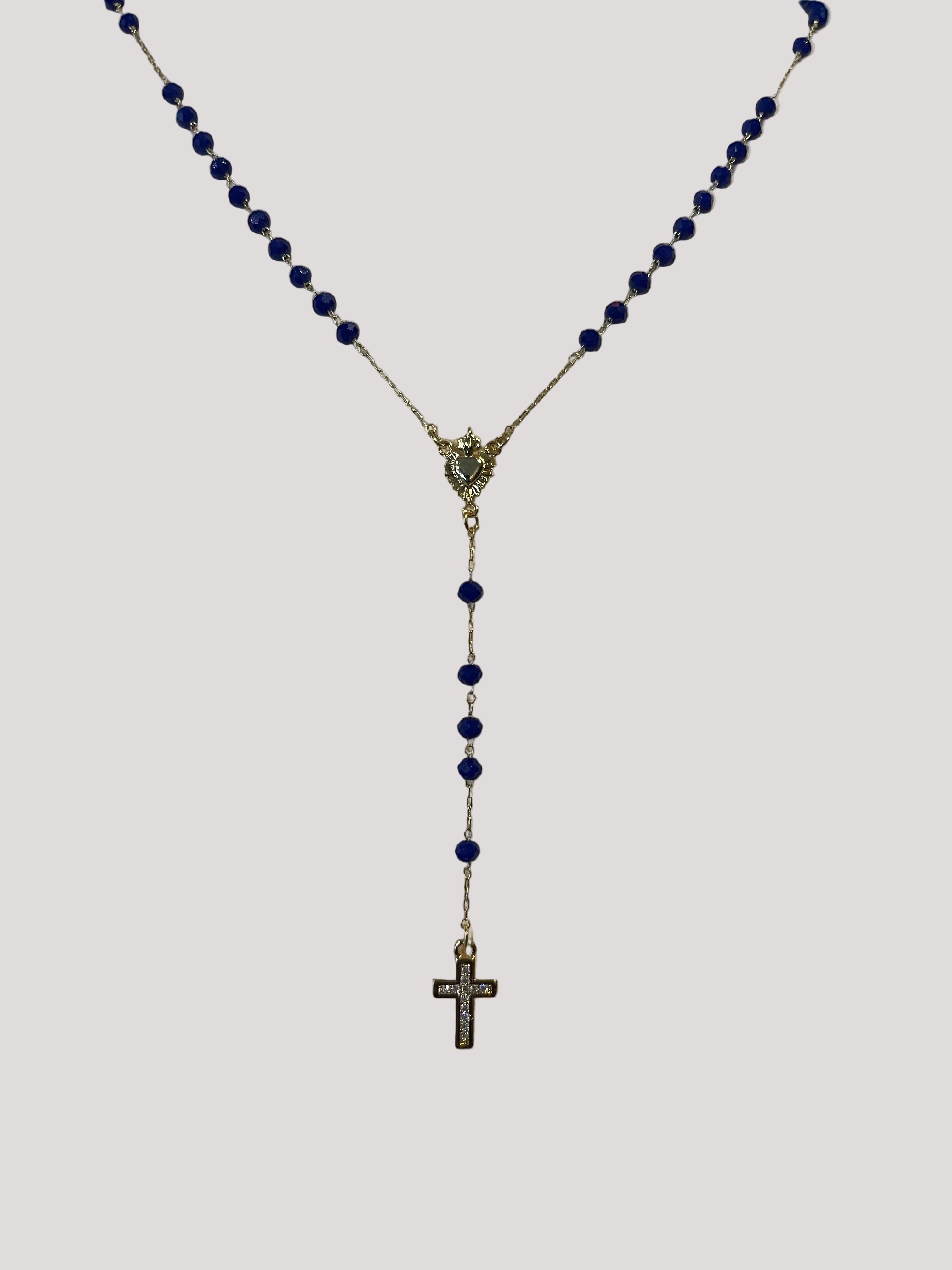 Blue Santa Londyn Baby Rosary