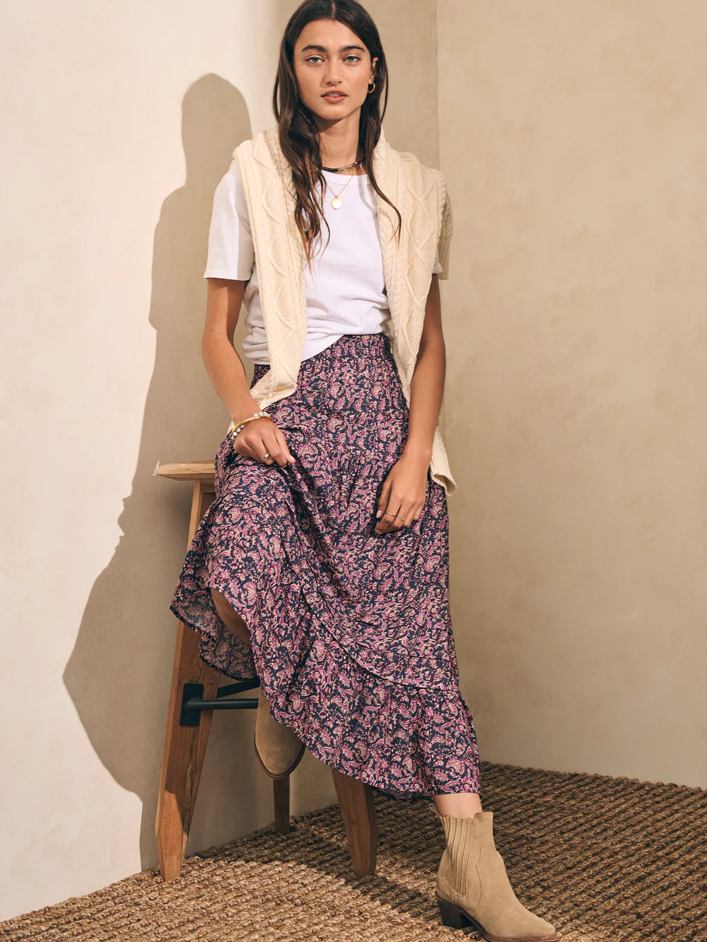 Fiona Block Ivy Skirt