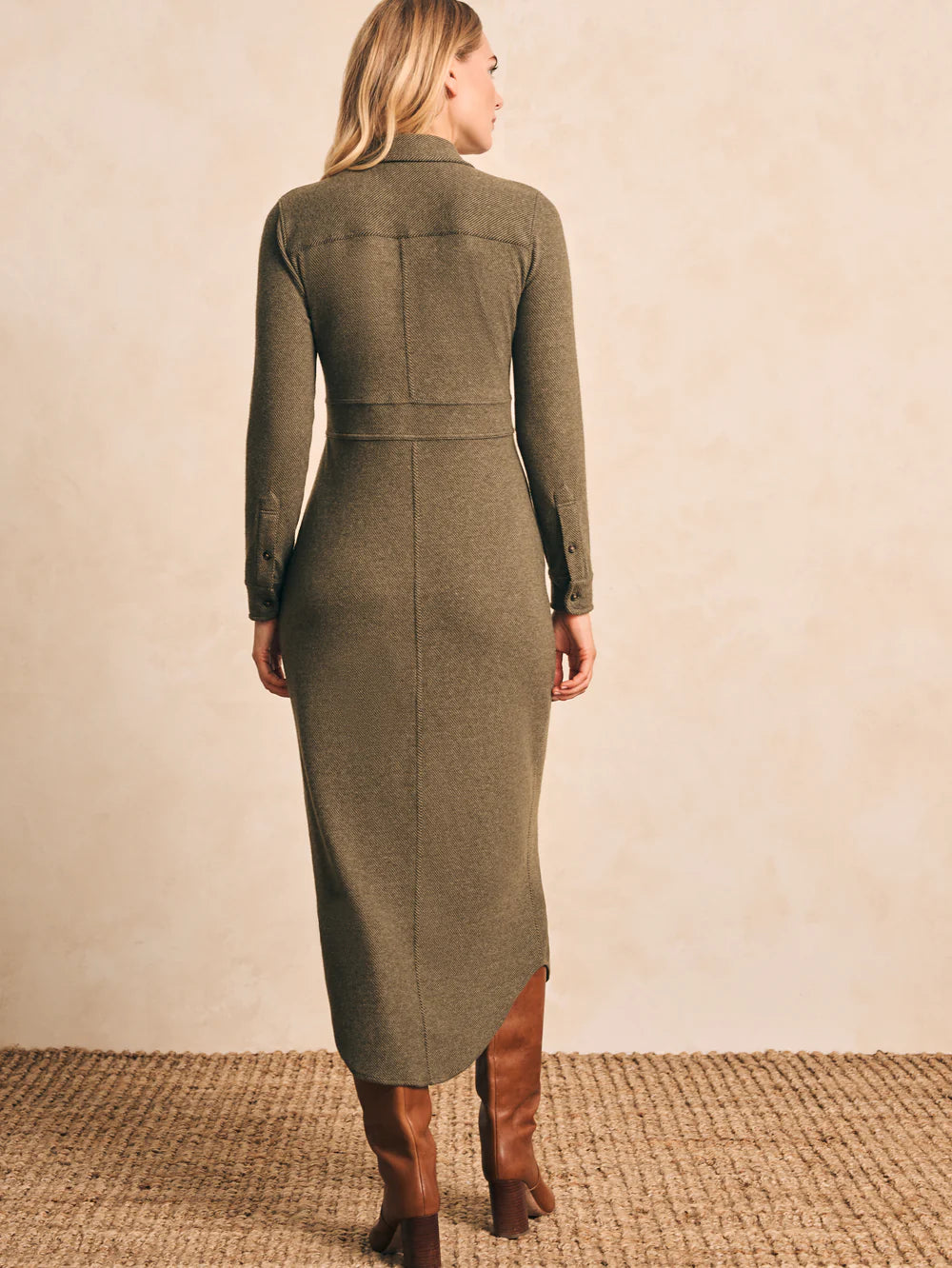 Olive Legend Sweater Maxi