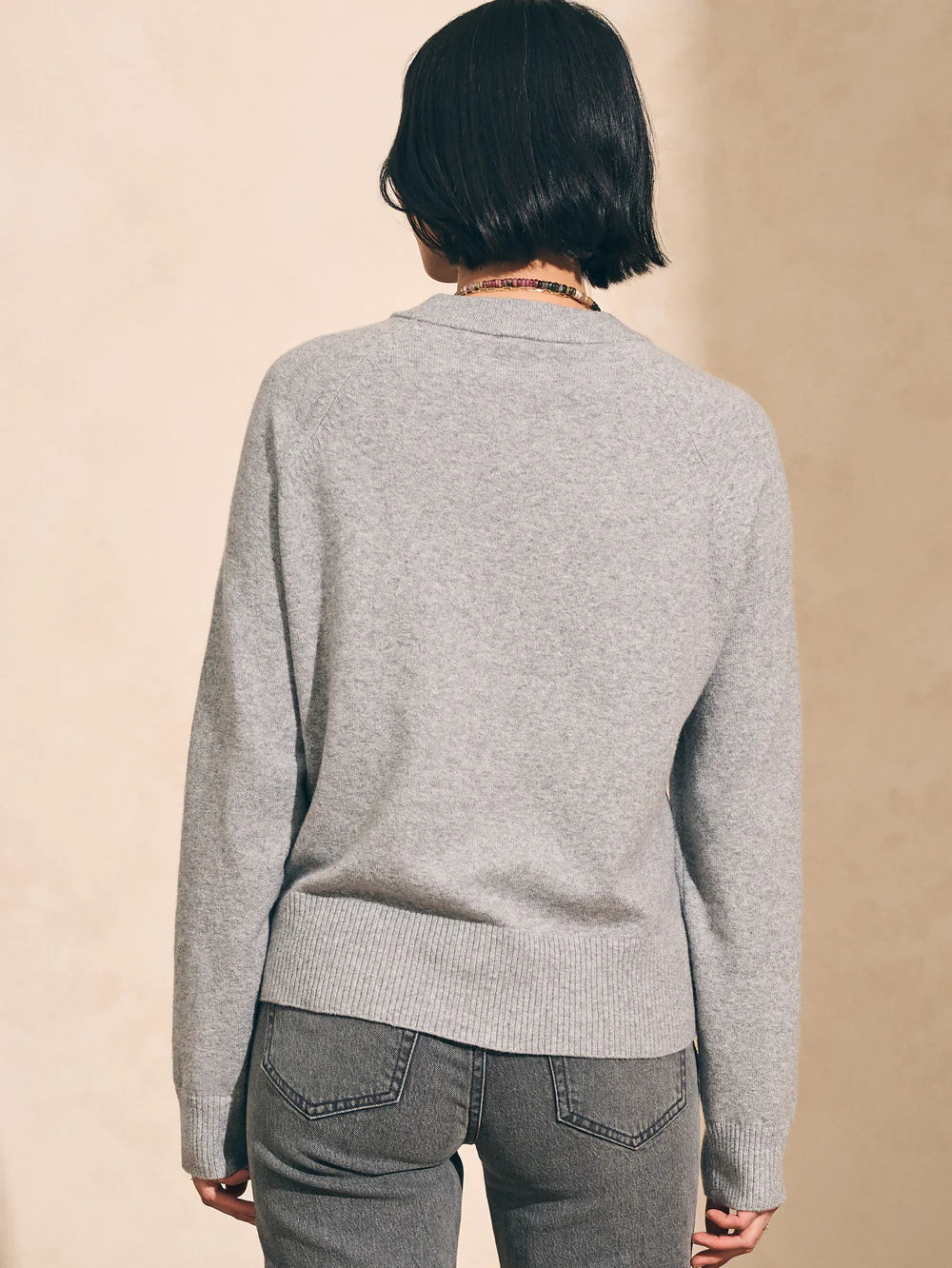 Grey Heather Jackson Cardigan