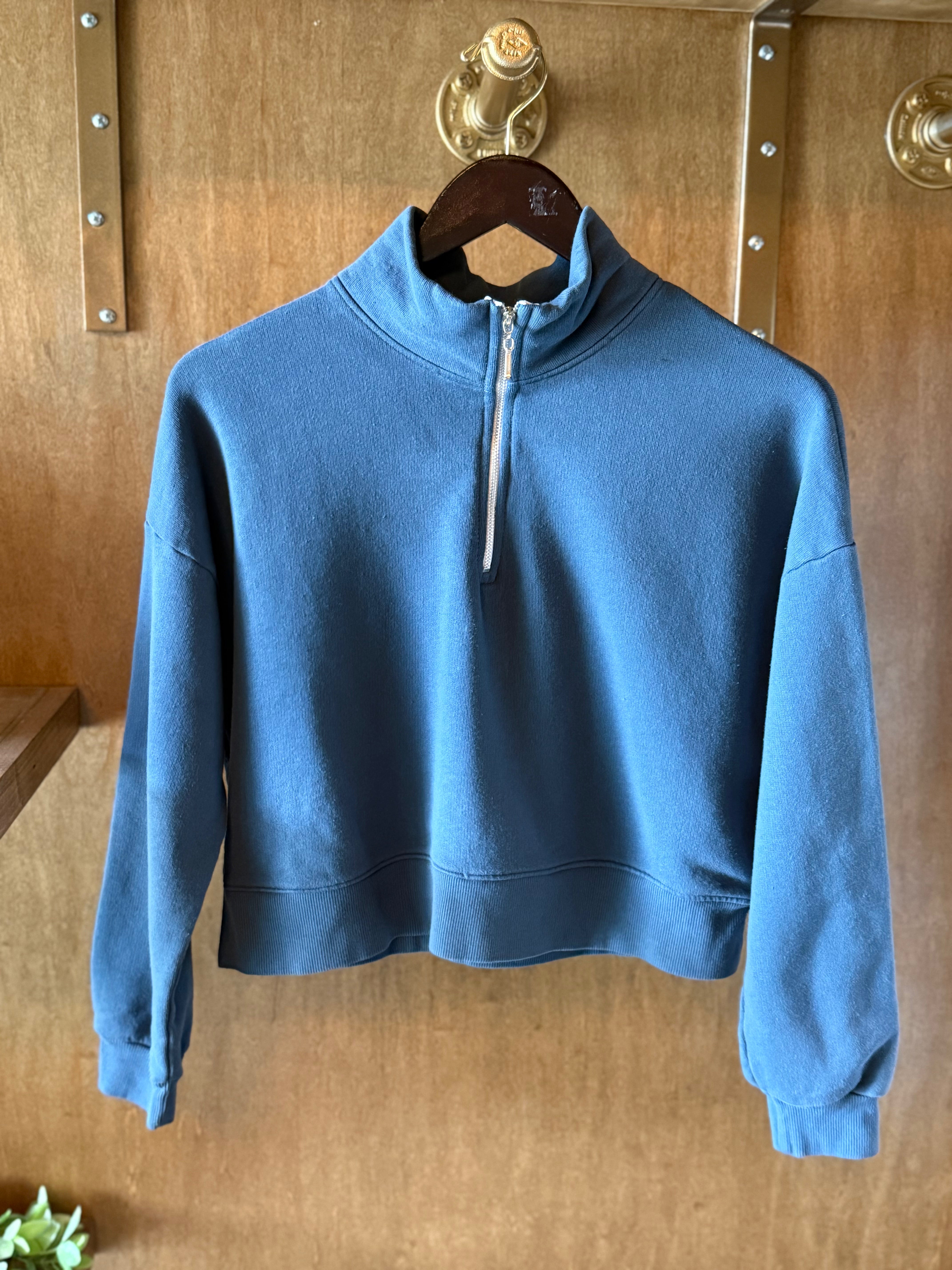 Navy Regina Quarter Zip