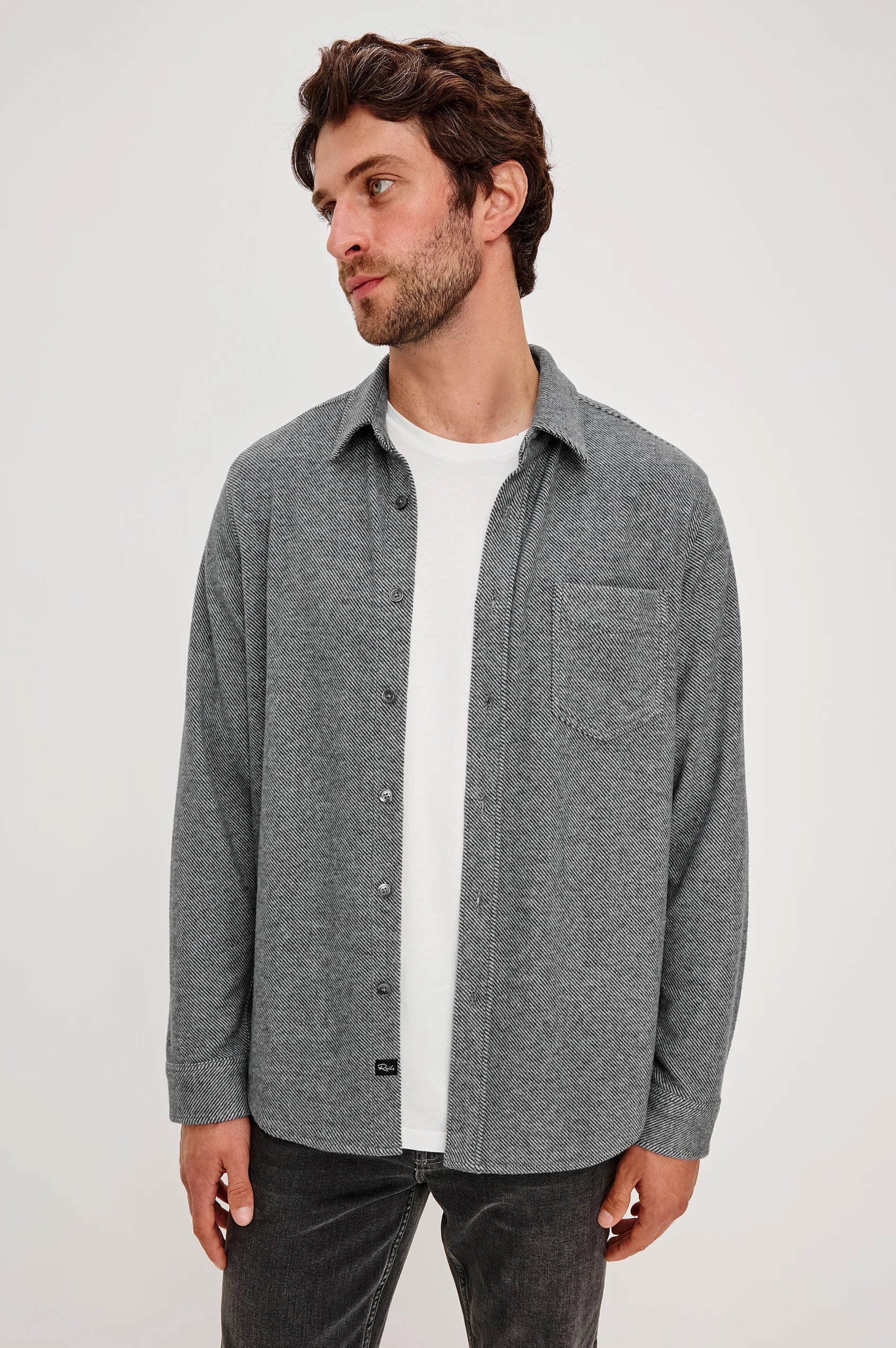 Charcoal Twill Hawke