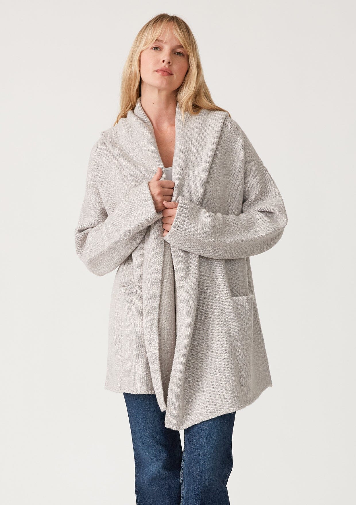 Heather Grey Haydon Sweater Coat