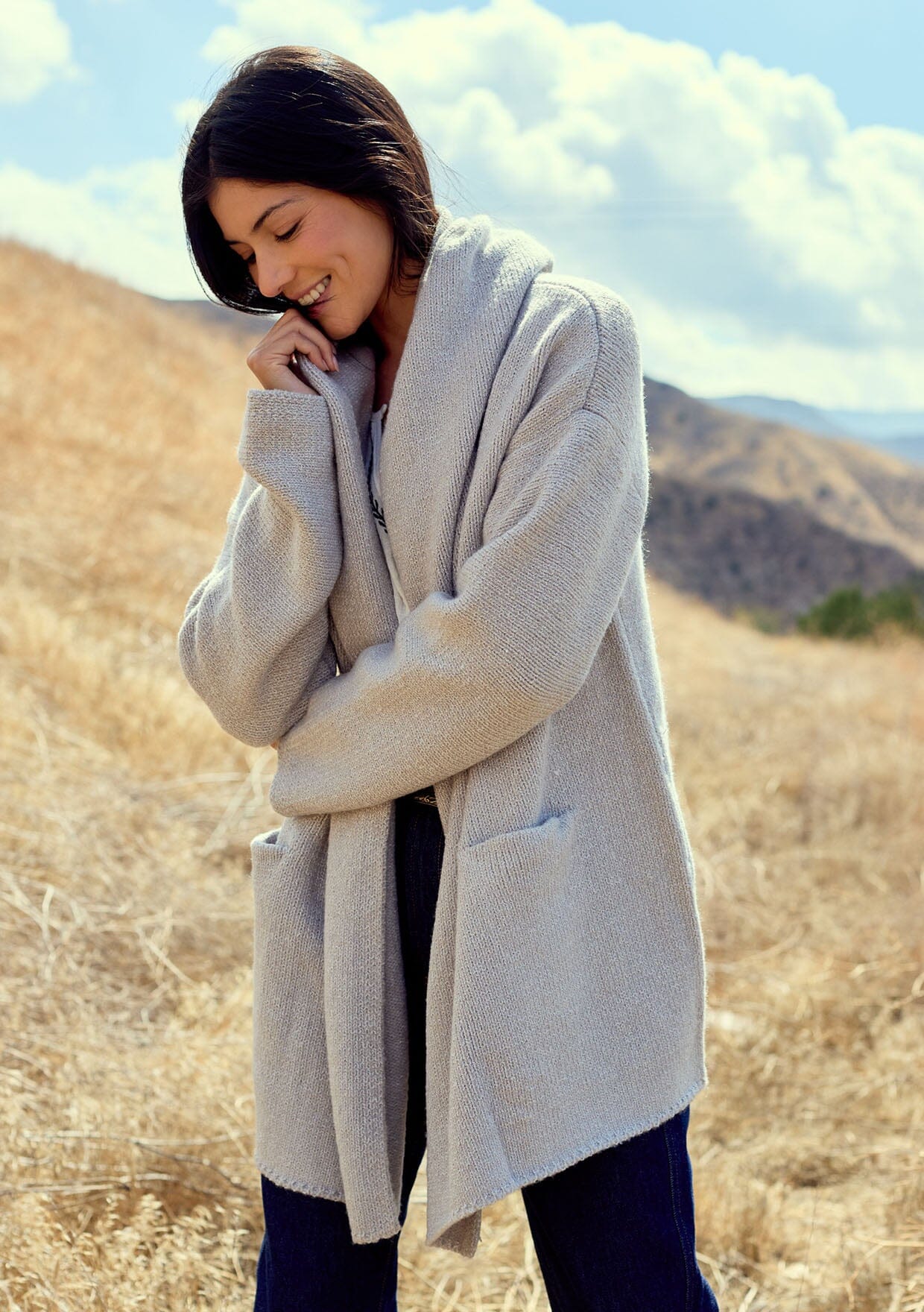 Heather Grey Haydon Sweater Coat