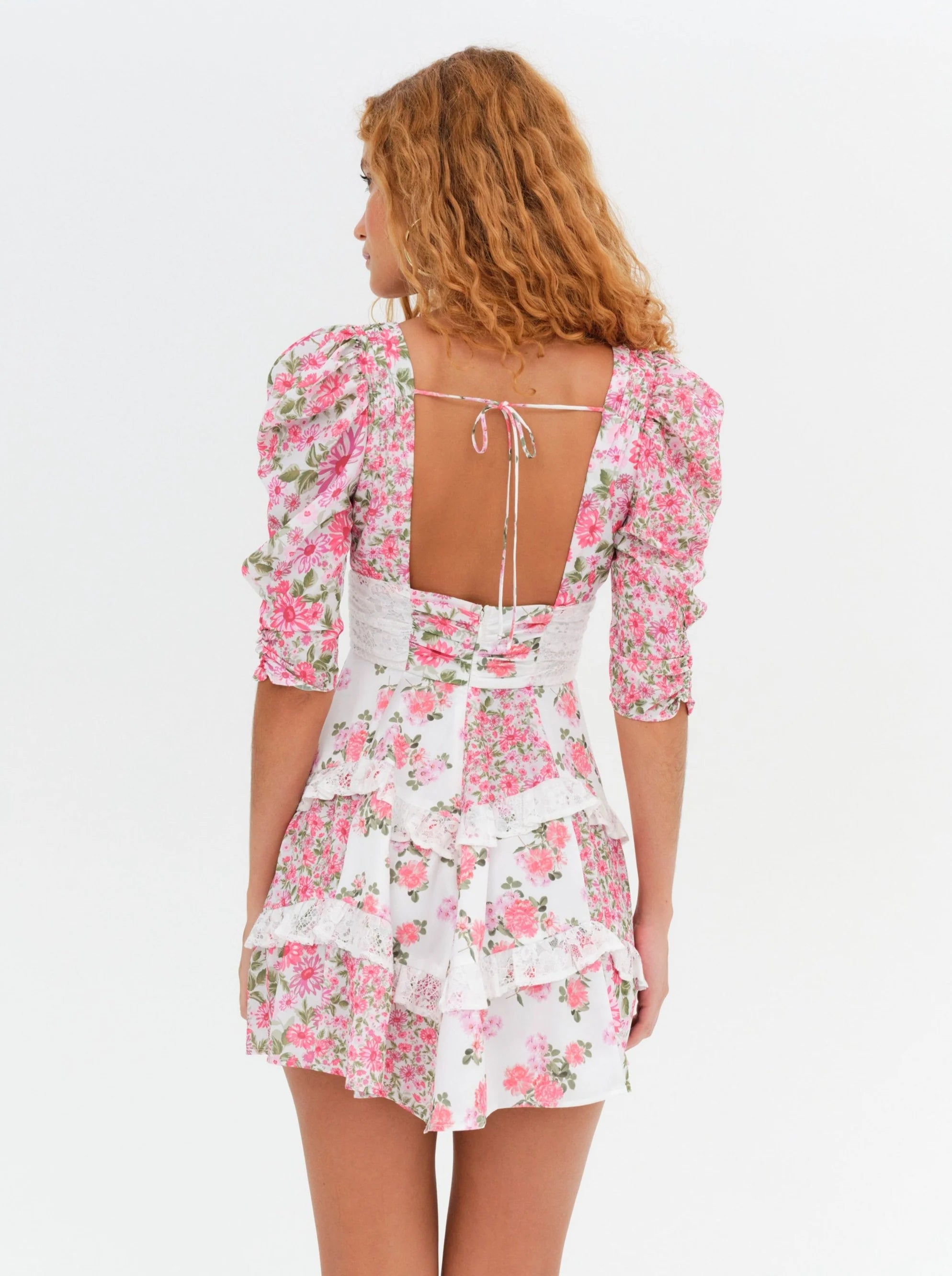Pink Rosalyn Mini Dress