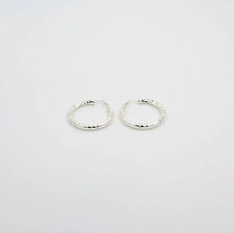Silver Santa Georgia Earrings