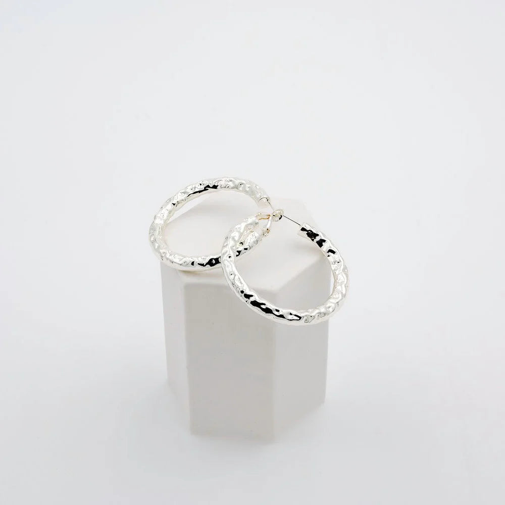Silver Santa Georgia Earrings