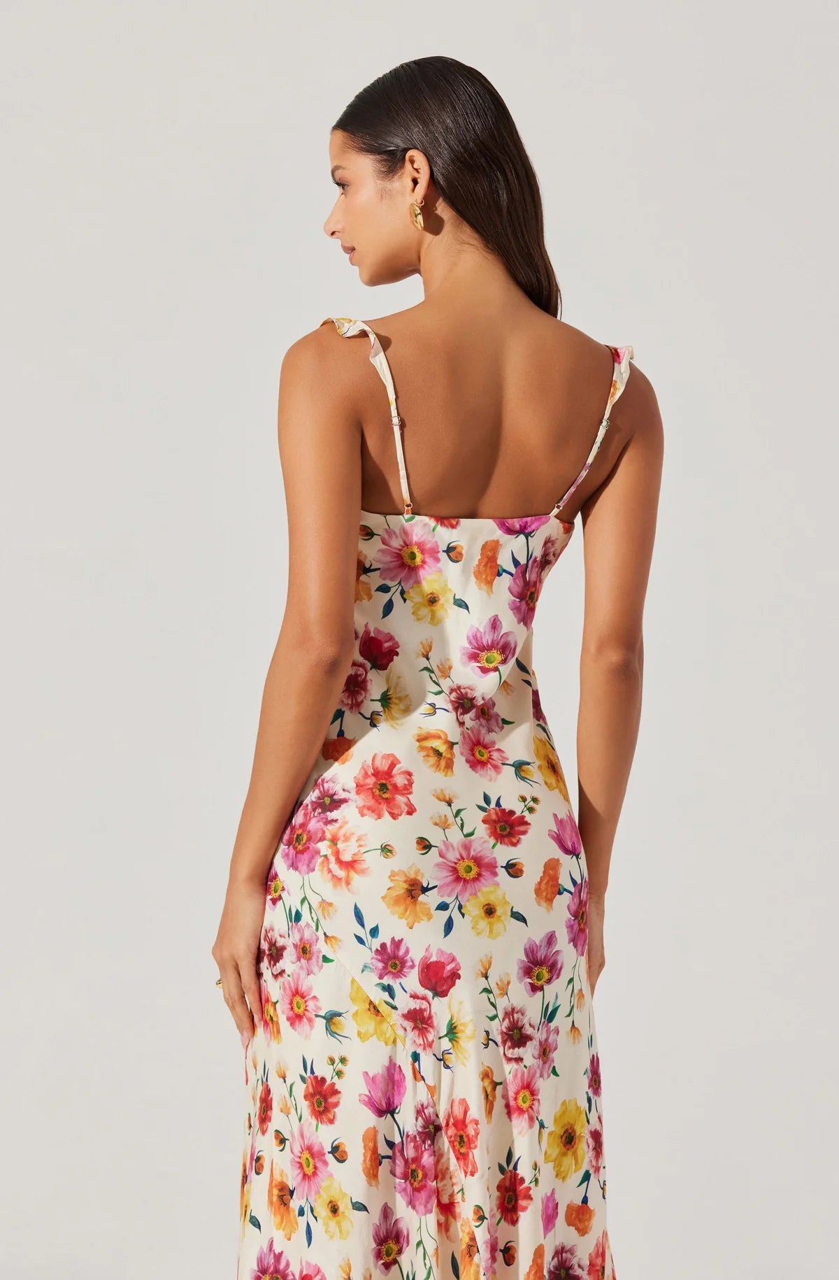 Cream Floral Zoie Dress