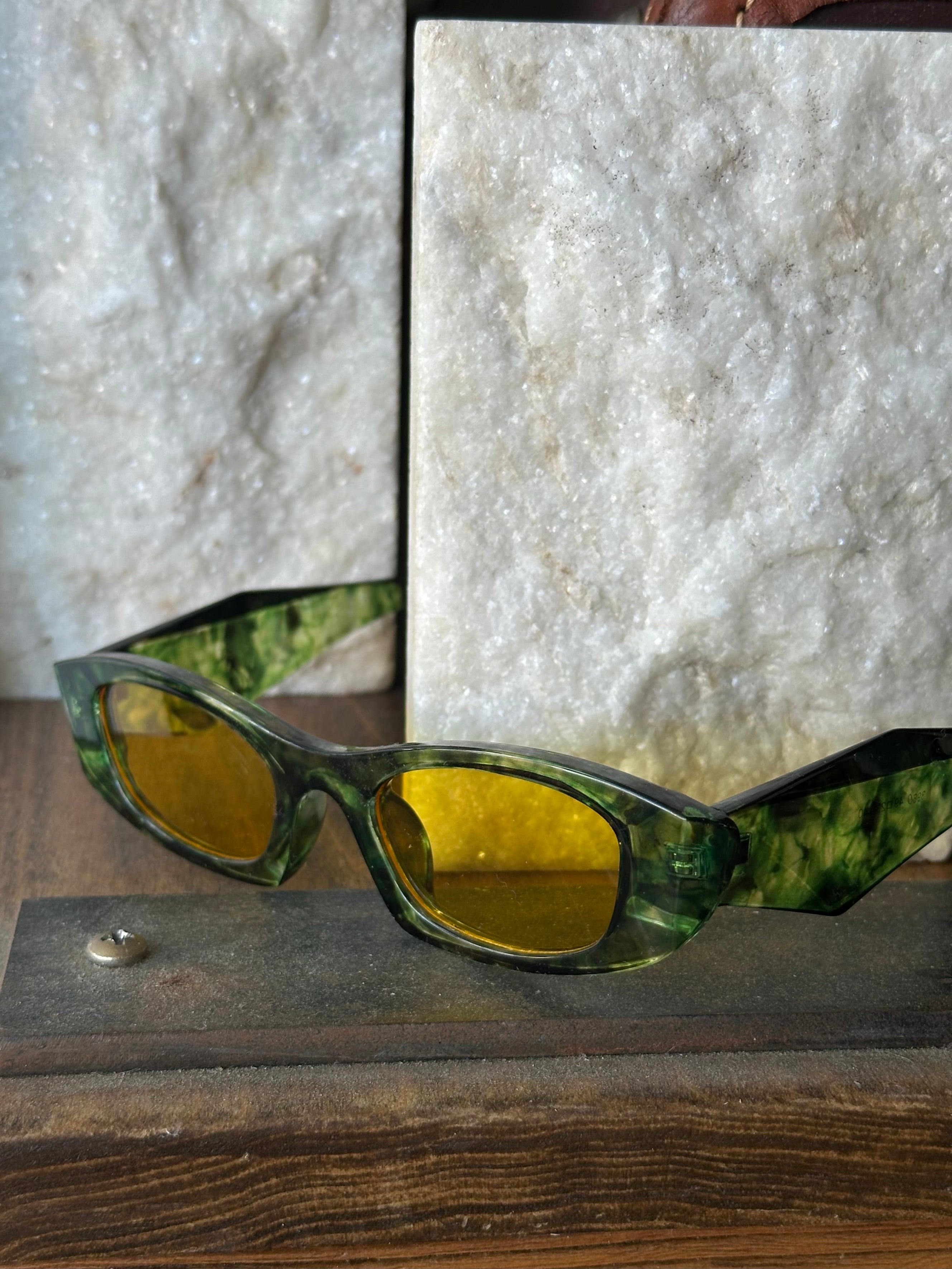Green Tortoise Za Sunglasses