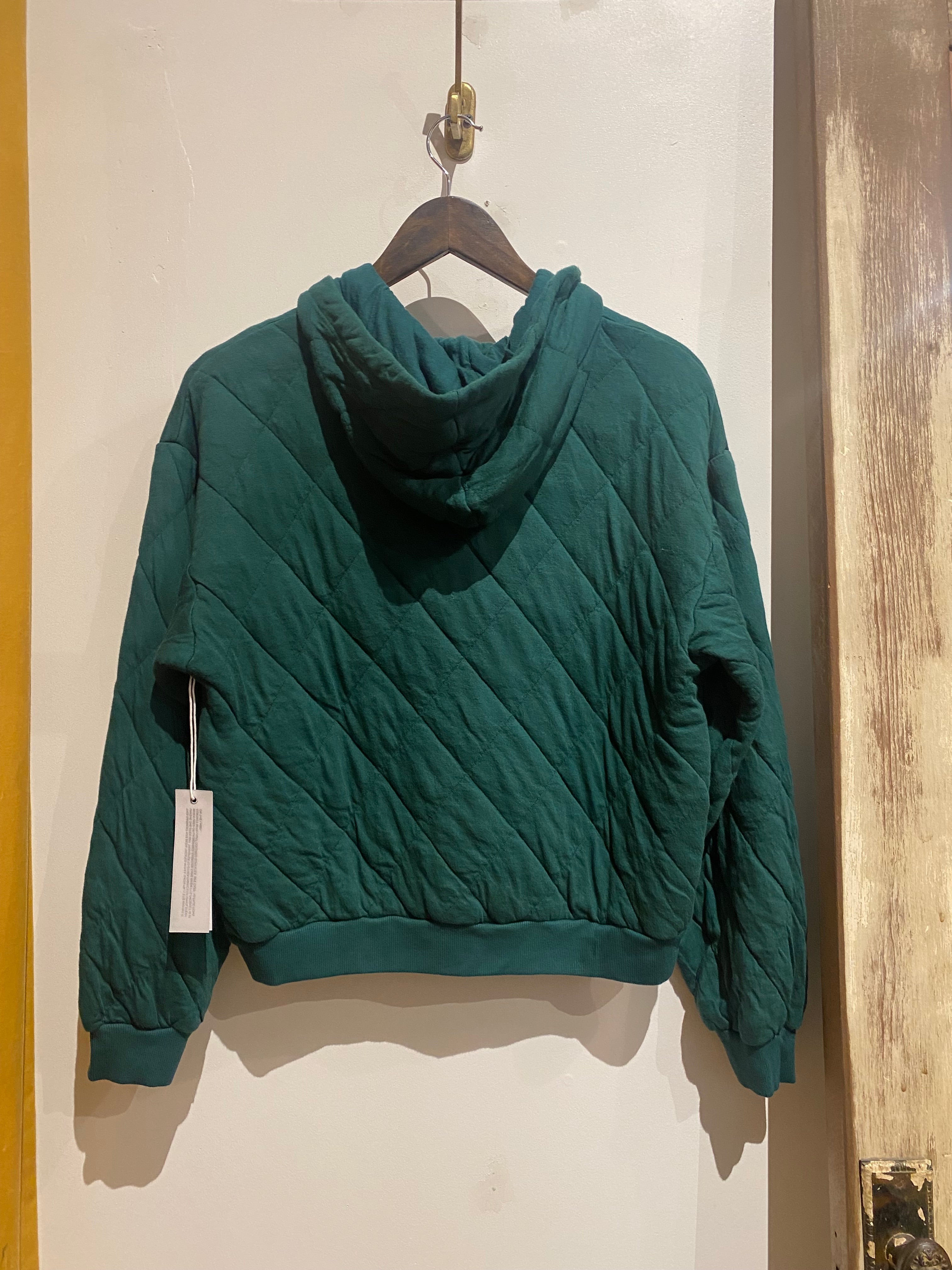 Rainforest Quilted Zip Hoodie