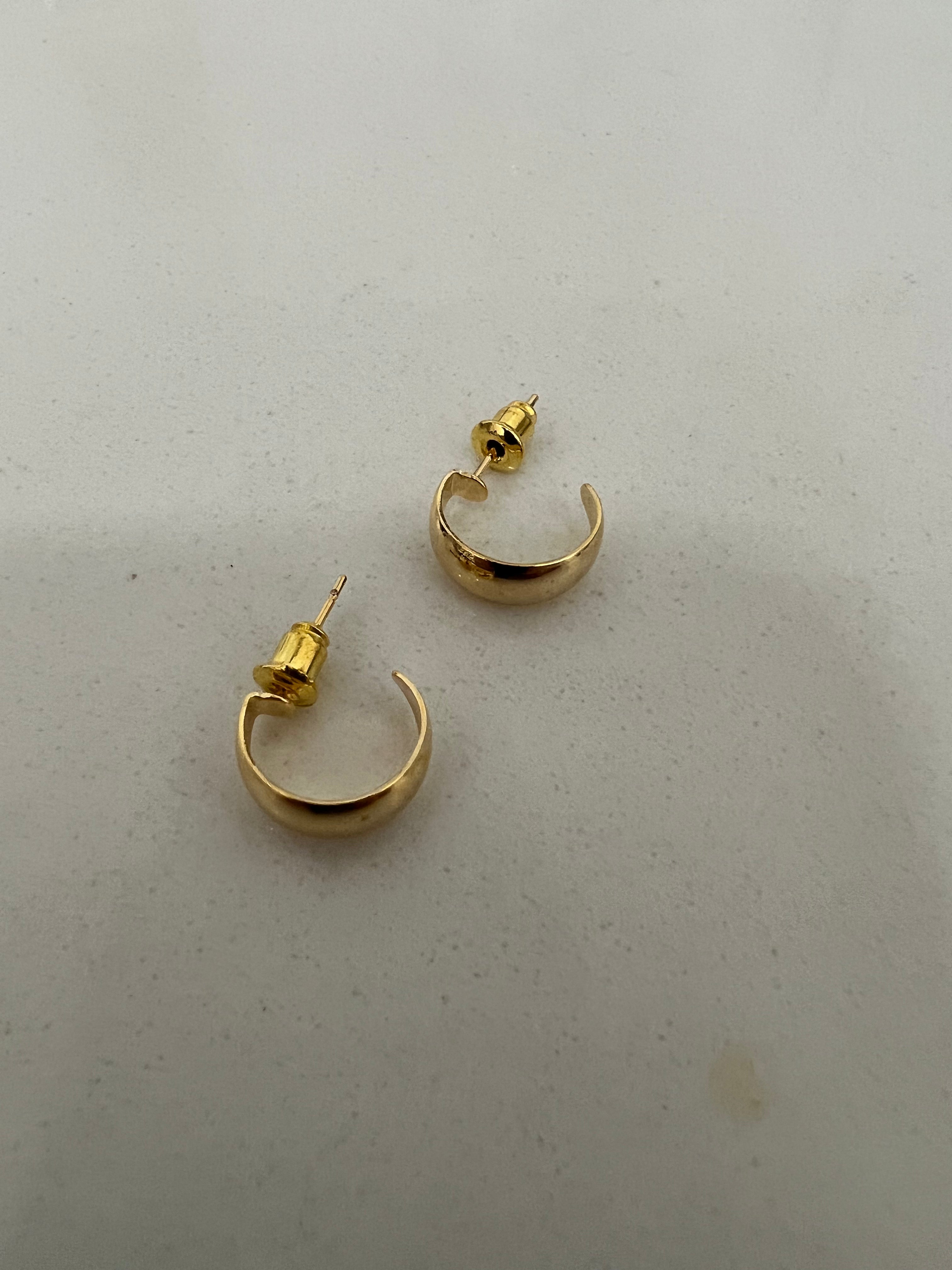 June Gold Hoops