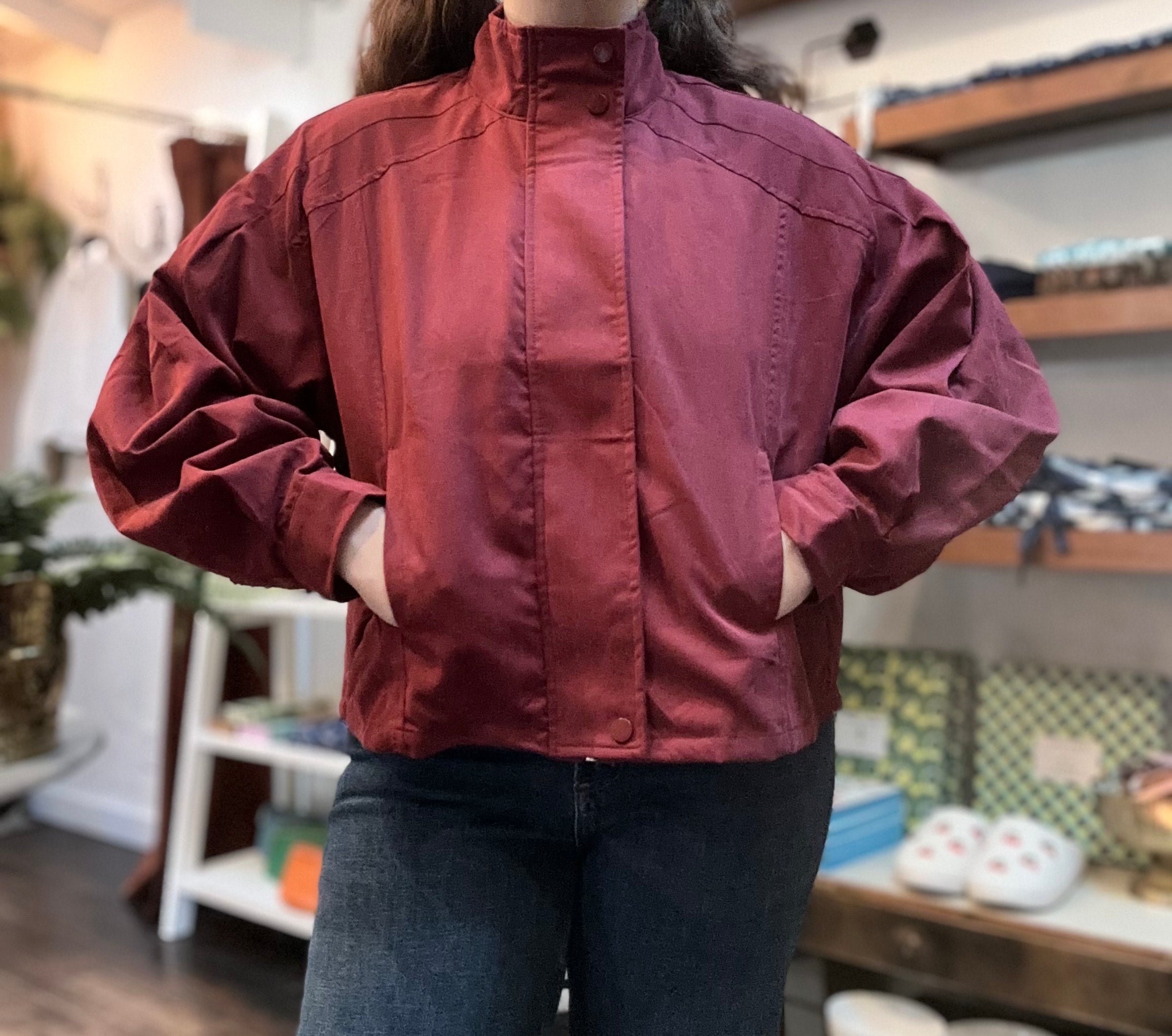 Burgundy London Jacket