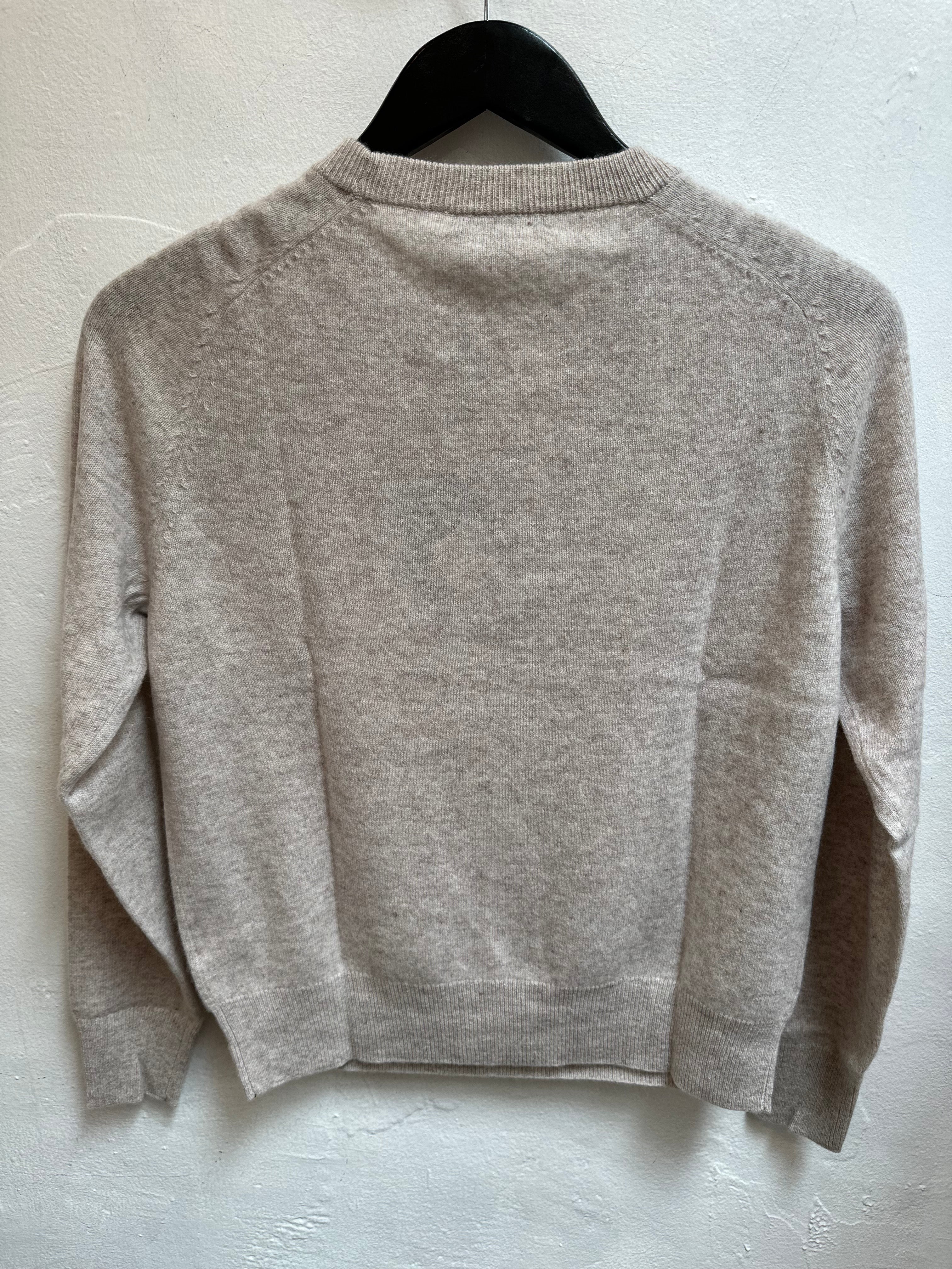 Sand Cashmere Crewneck