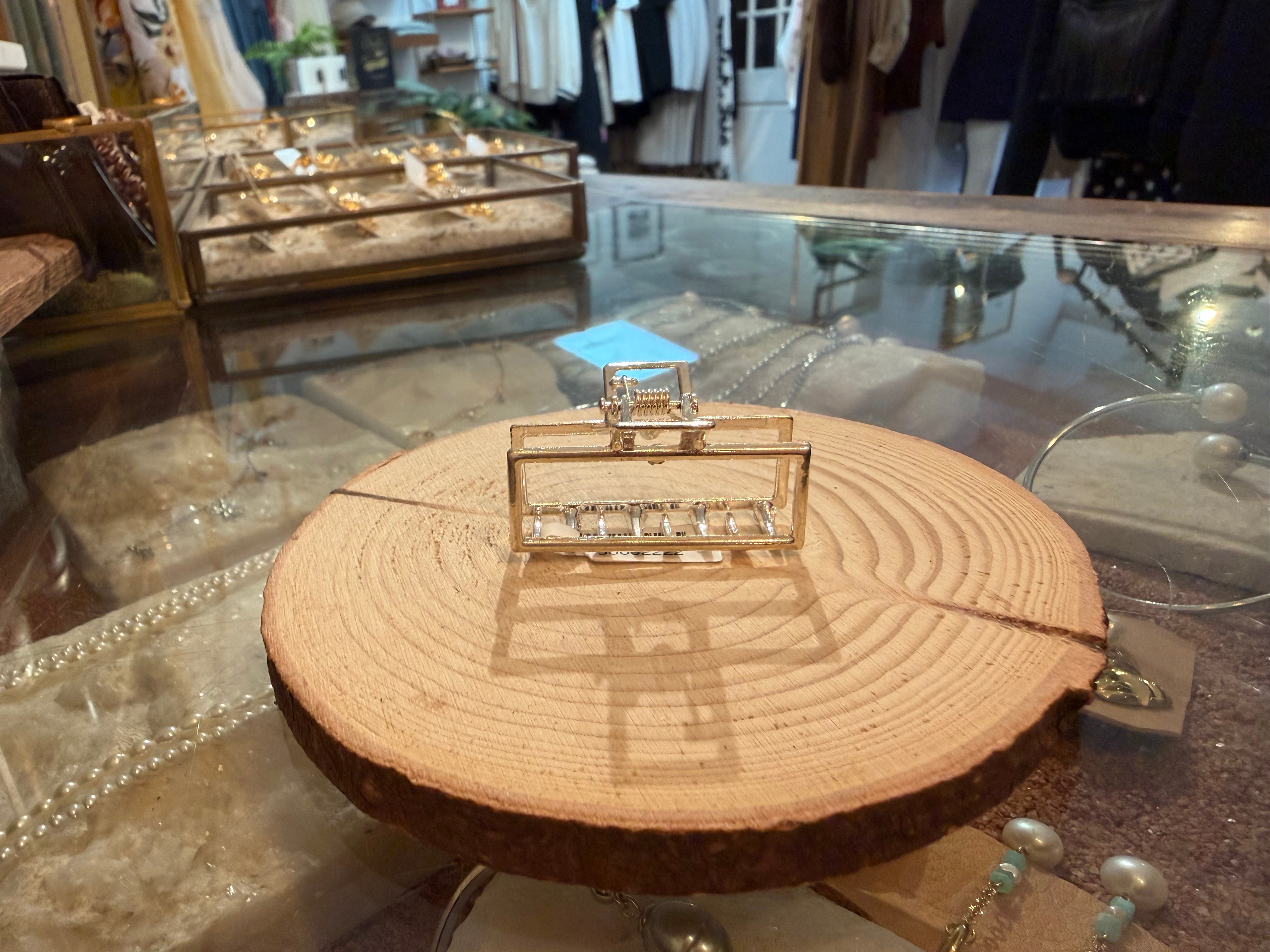 Silver Mini Square Clips