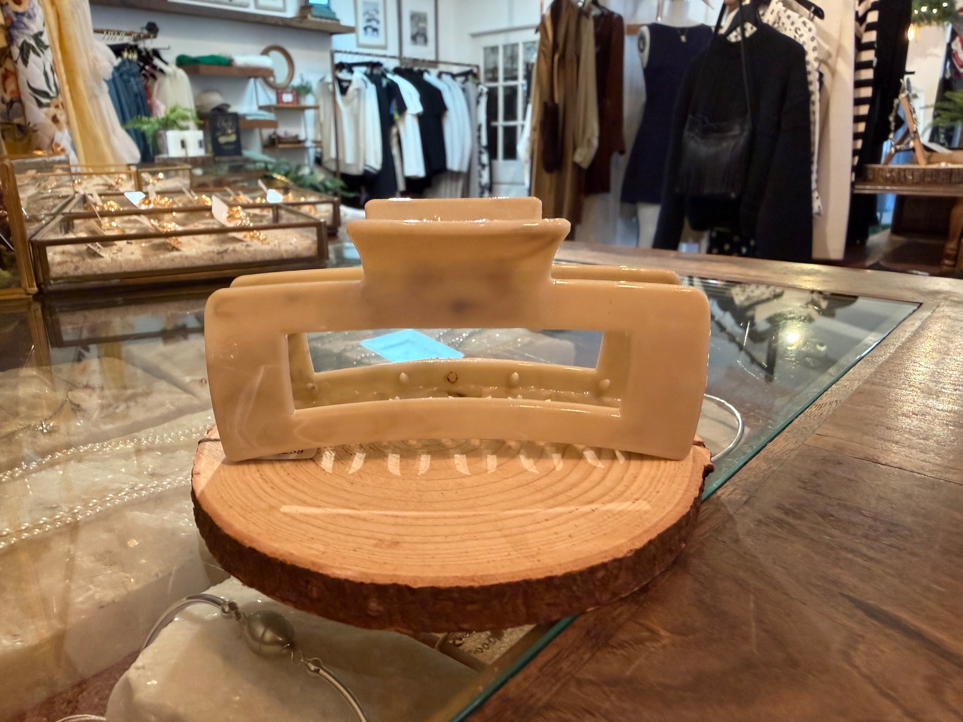 Marble Texture Hair Clip