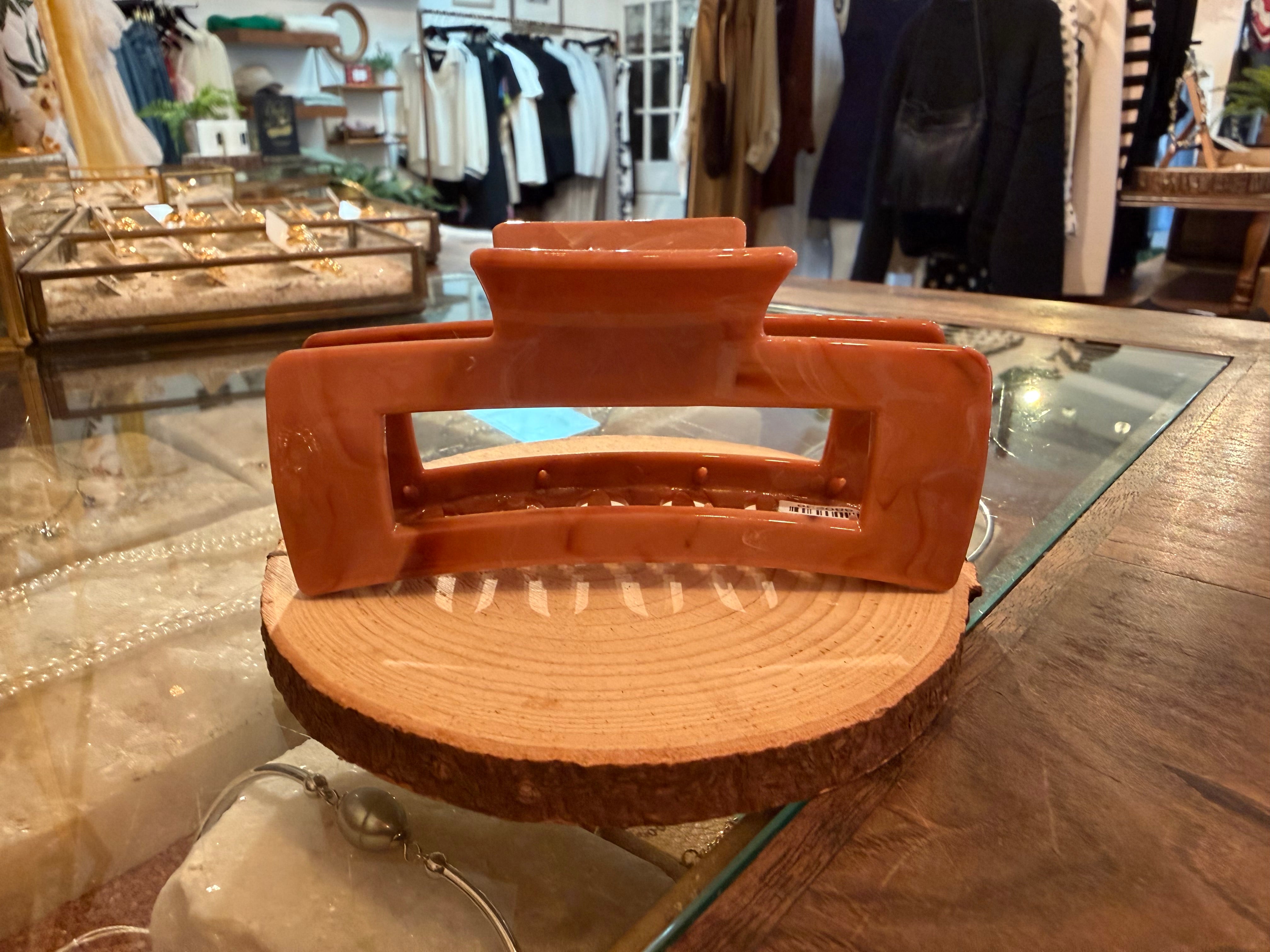 Marble Texture Hair Clip