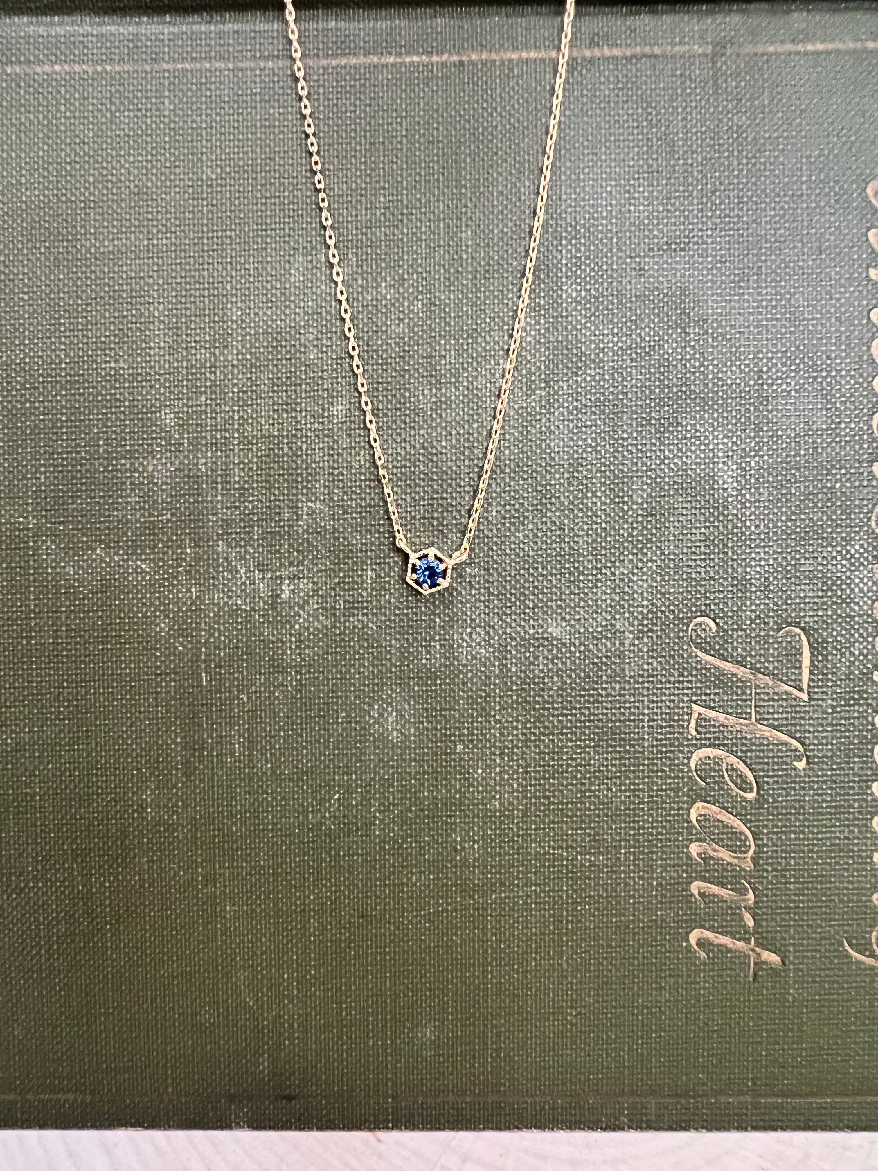 September Stone Necklace