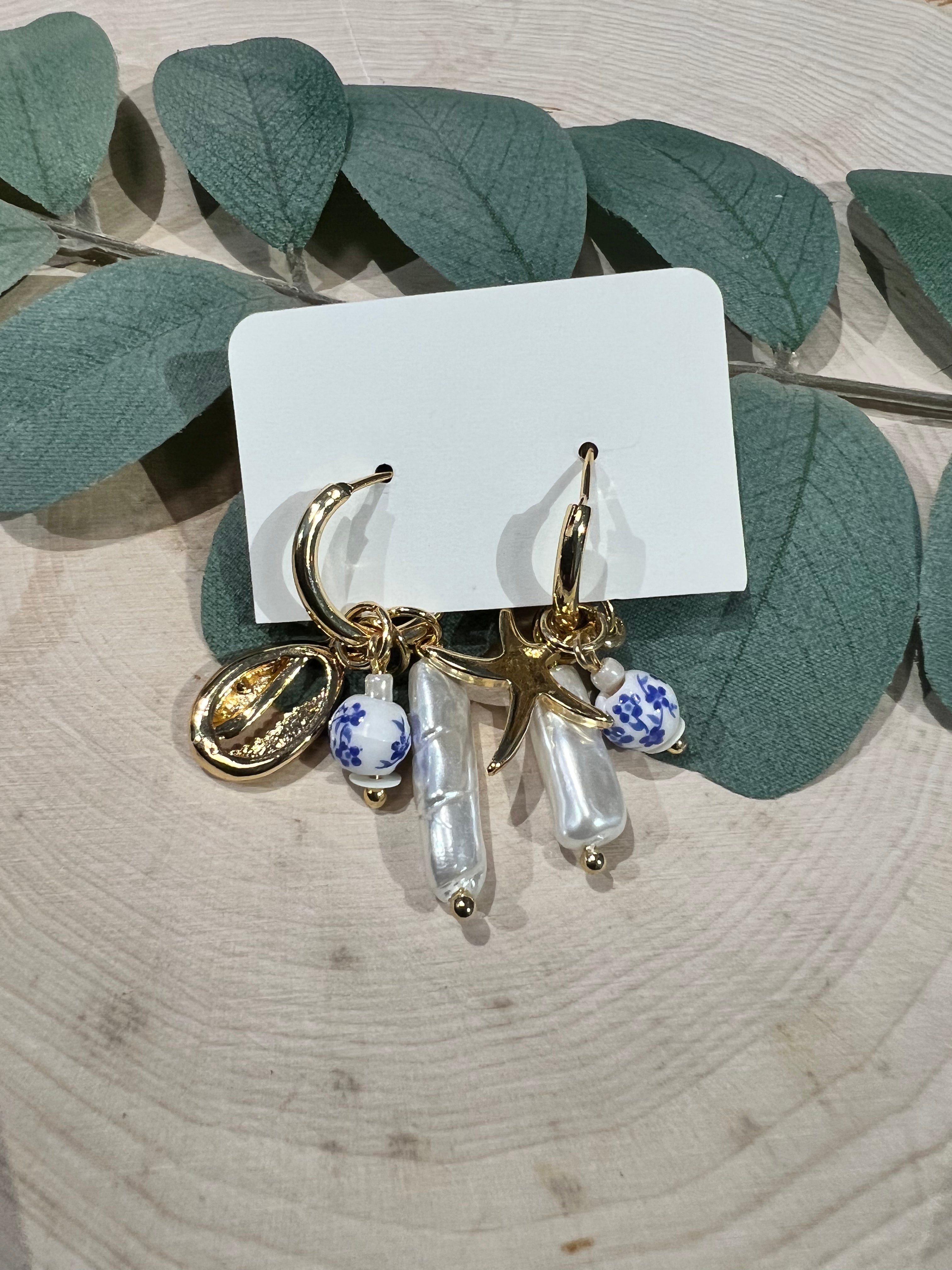 Beachy Charm Earrings