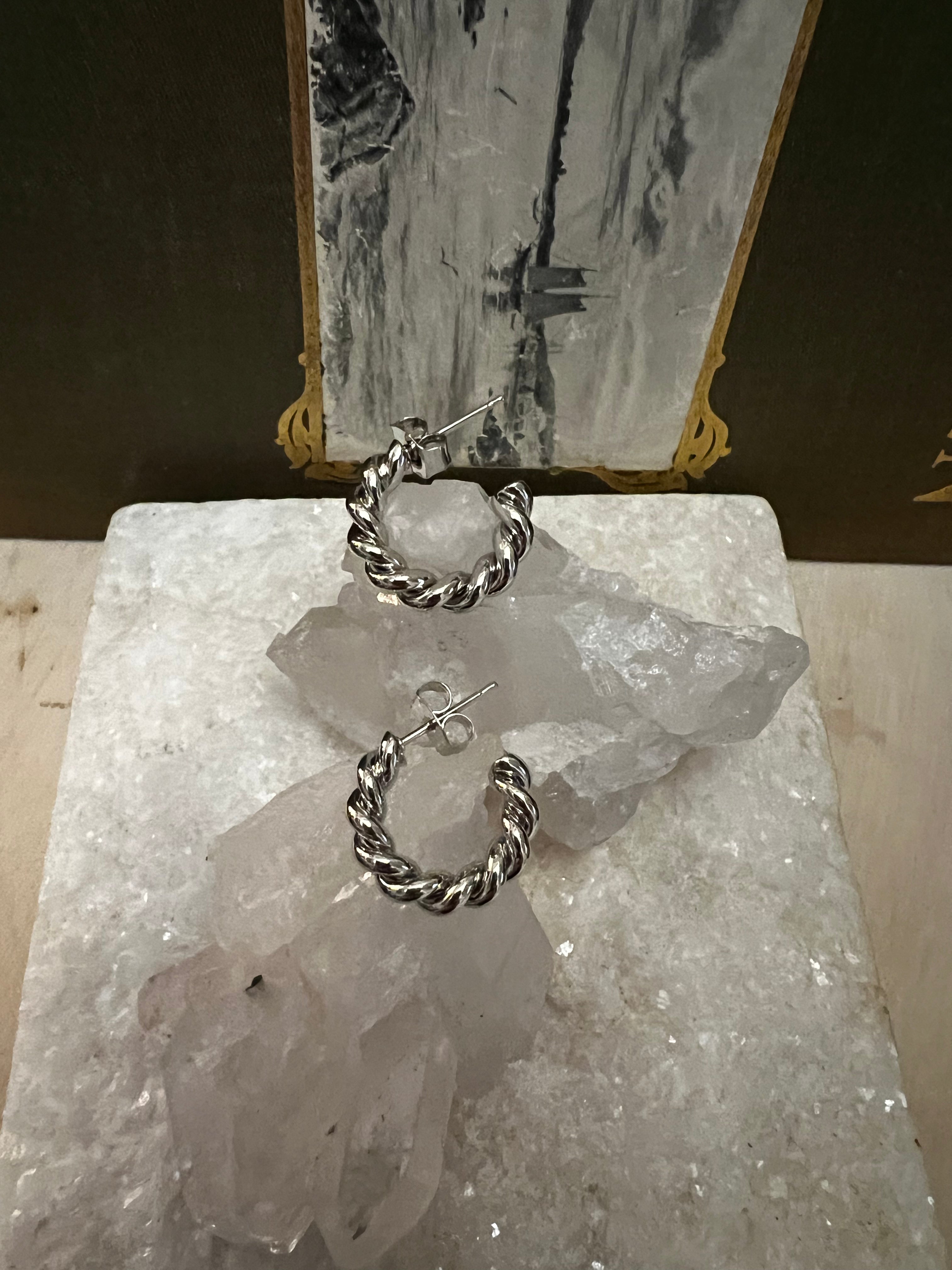 Silver Hattie Earring