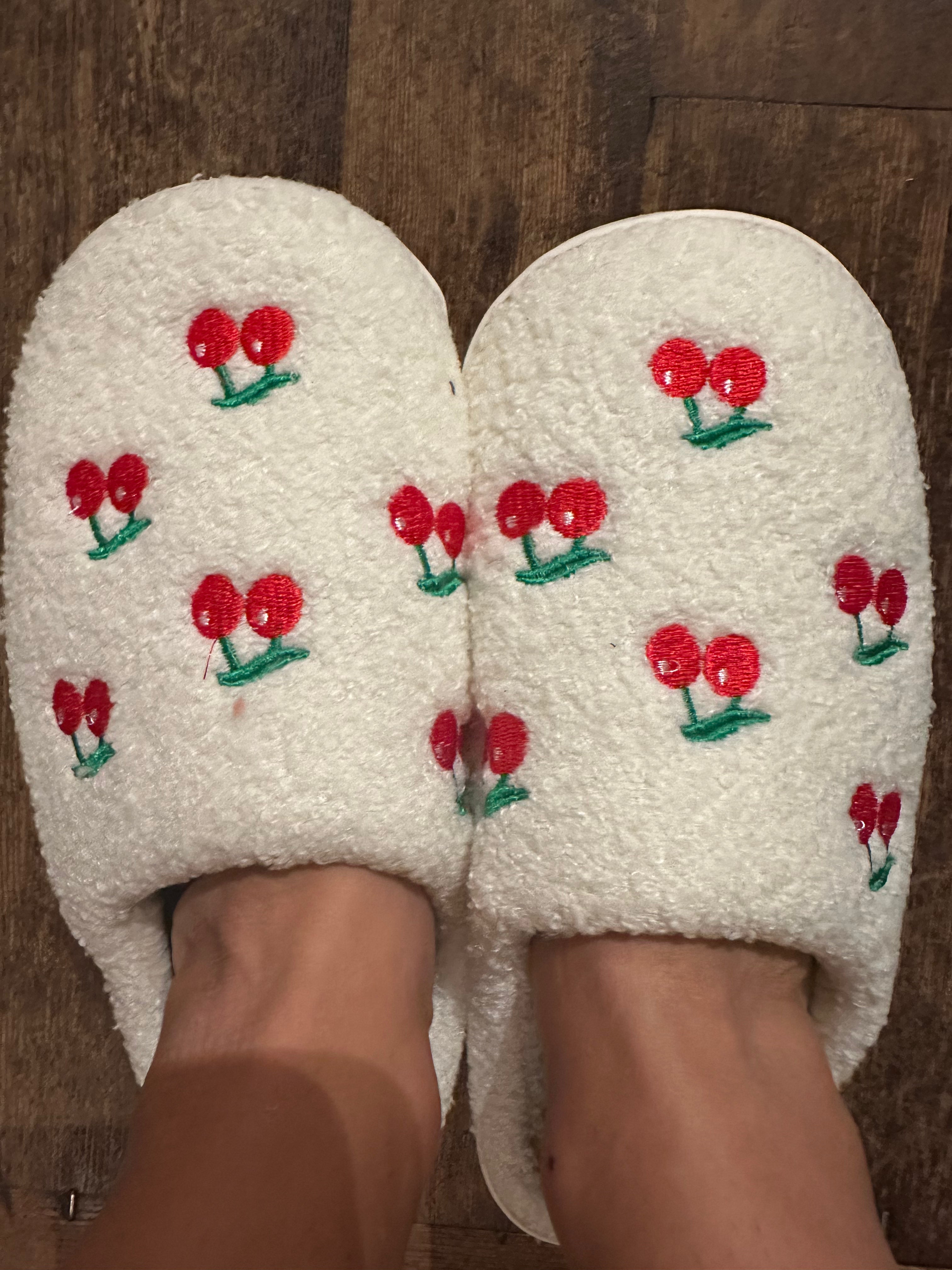 Cherry Slippers