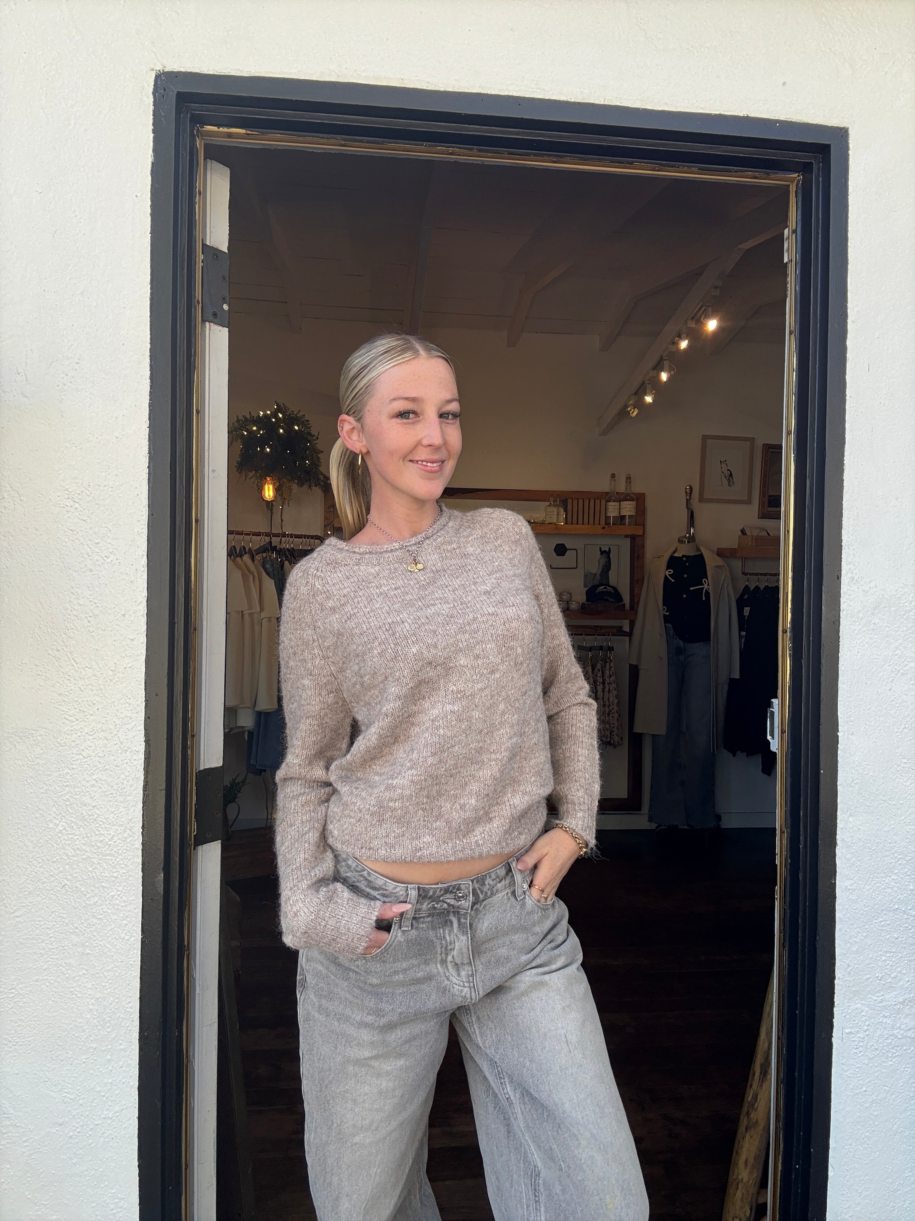 Taupe Montana Sweater