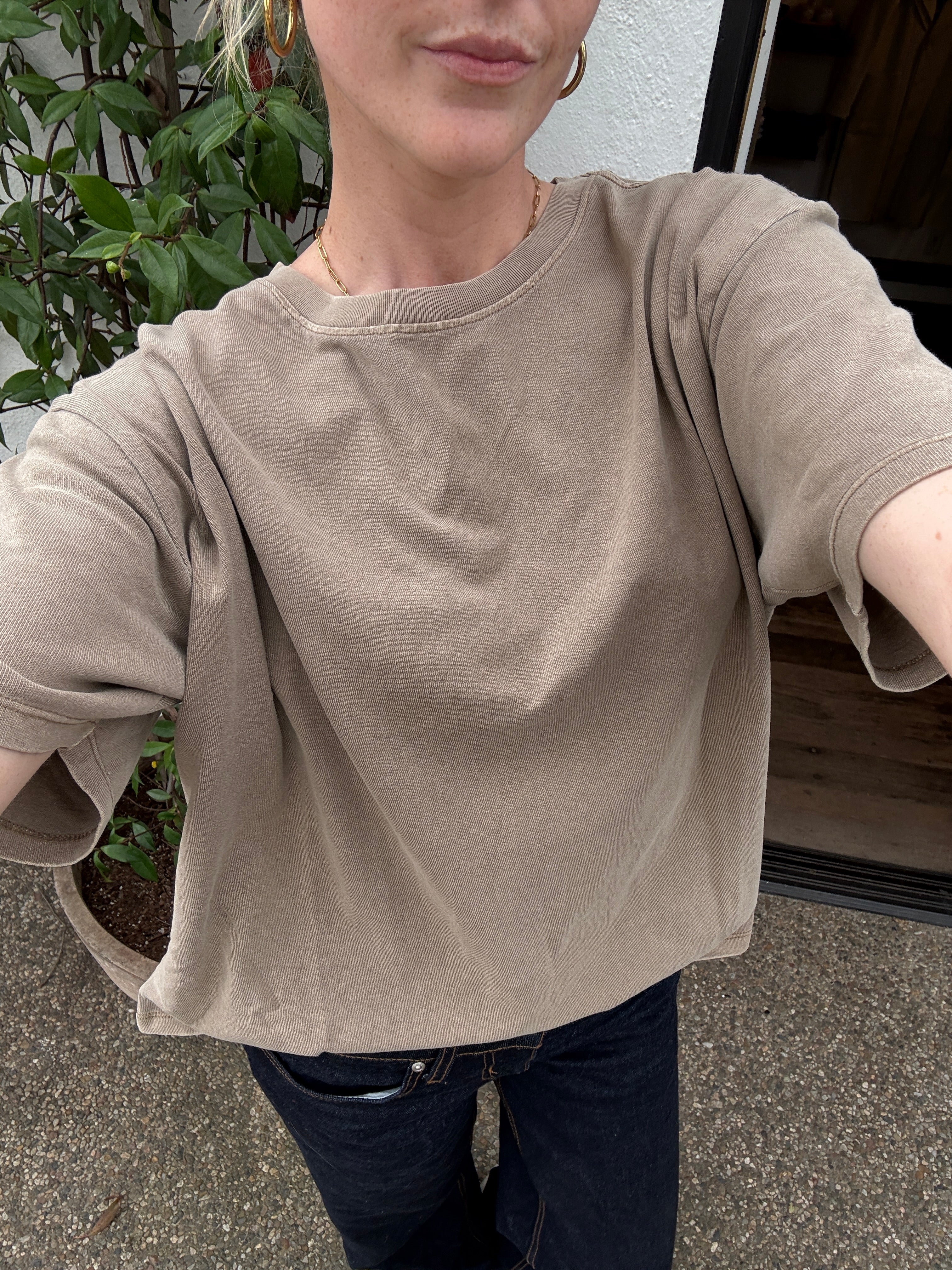Mocha Oversized Tee
